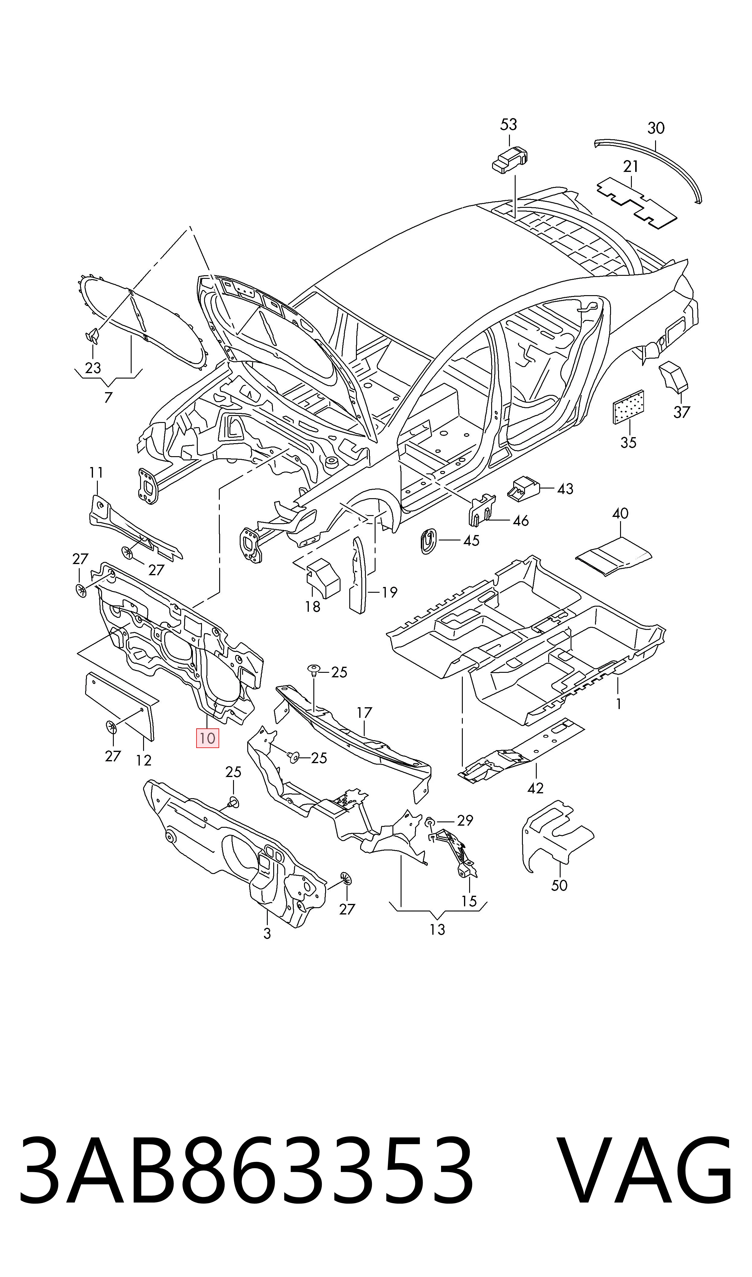 3AB863353 VAG