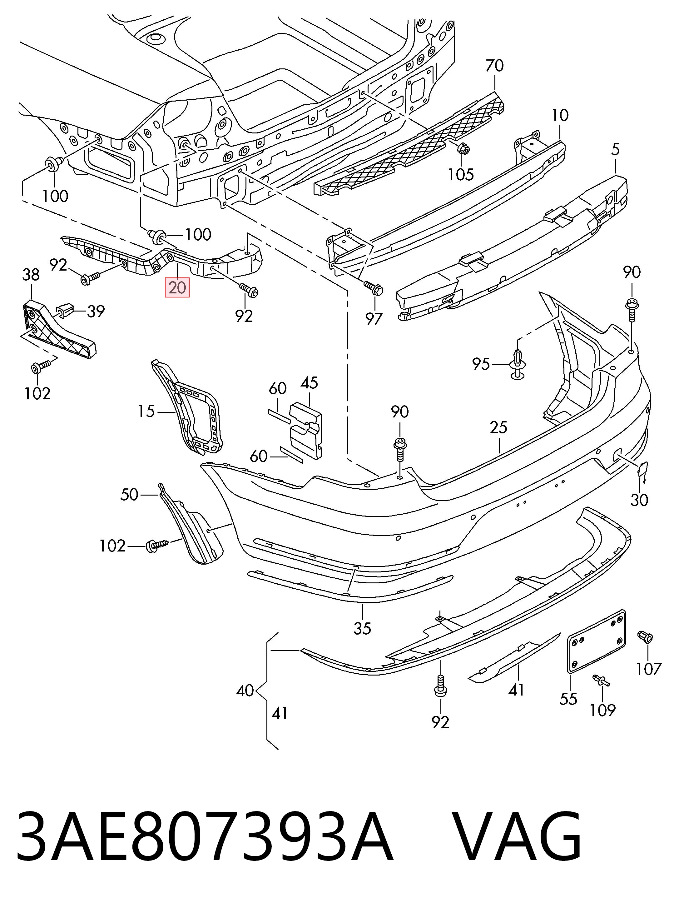 3AE807393A VAG