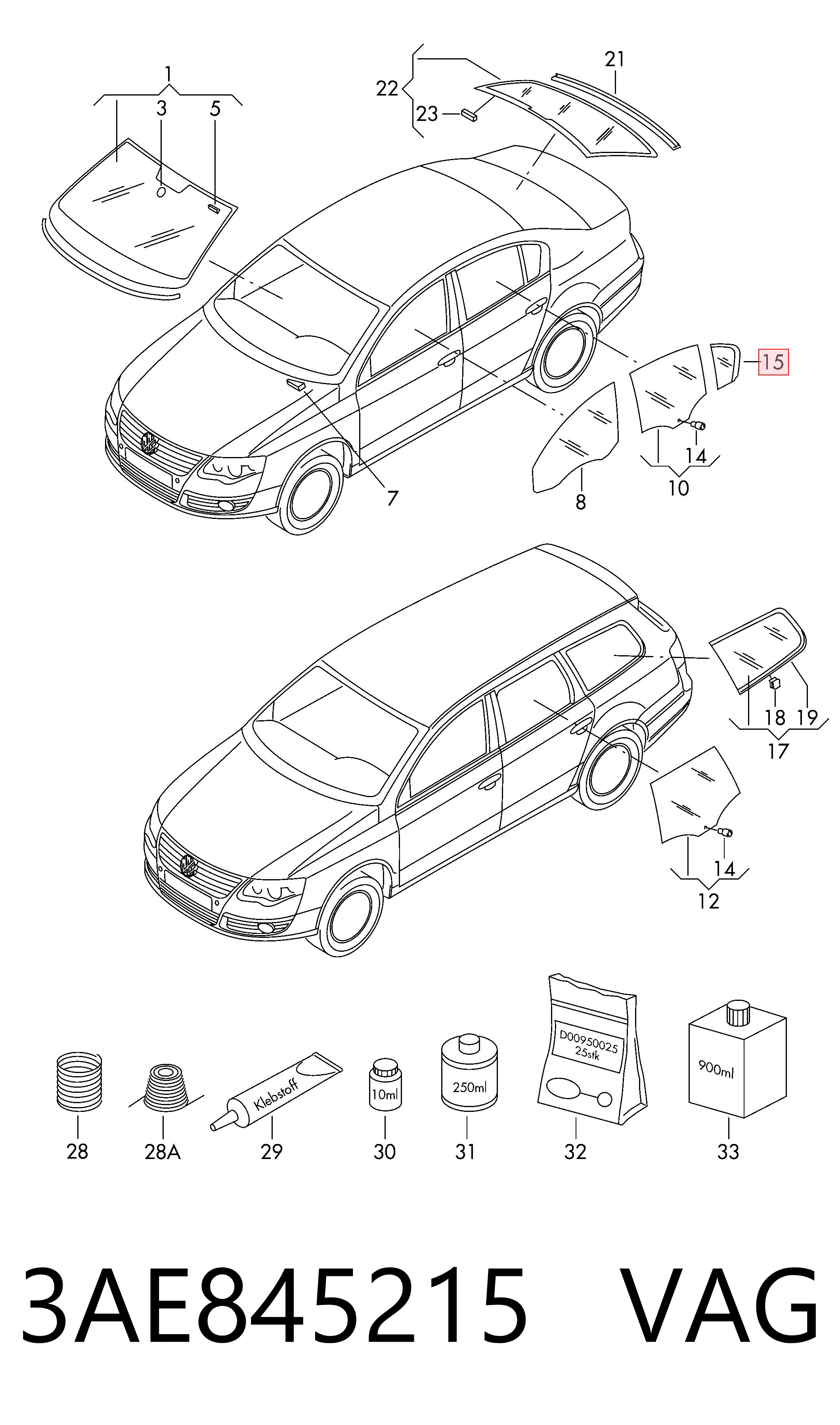 3AE845215 VAG