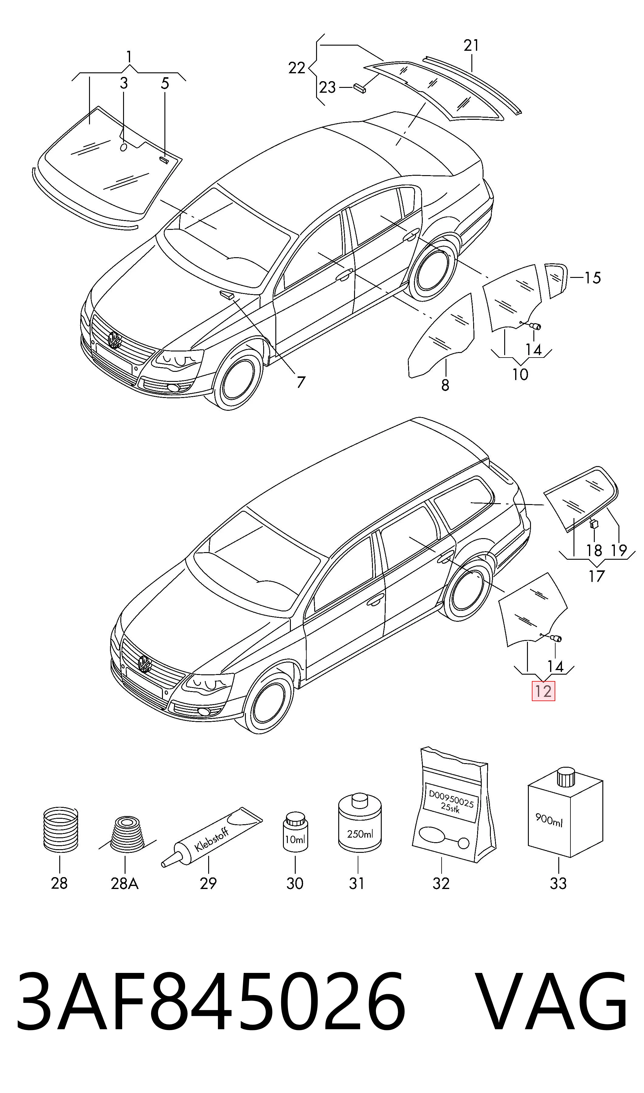 3AF845026 VAG