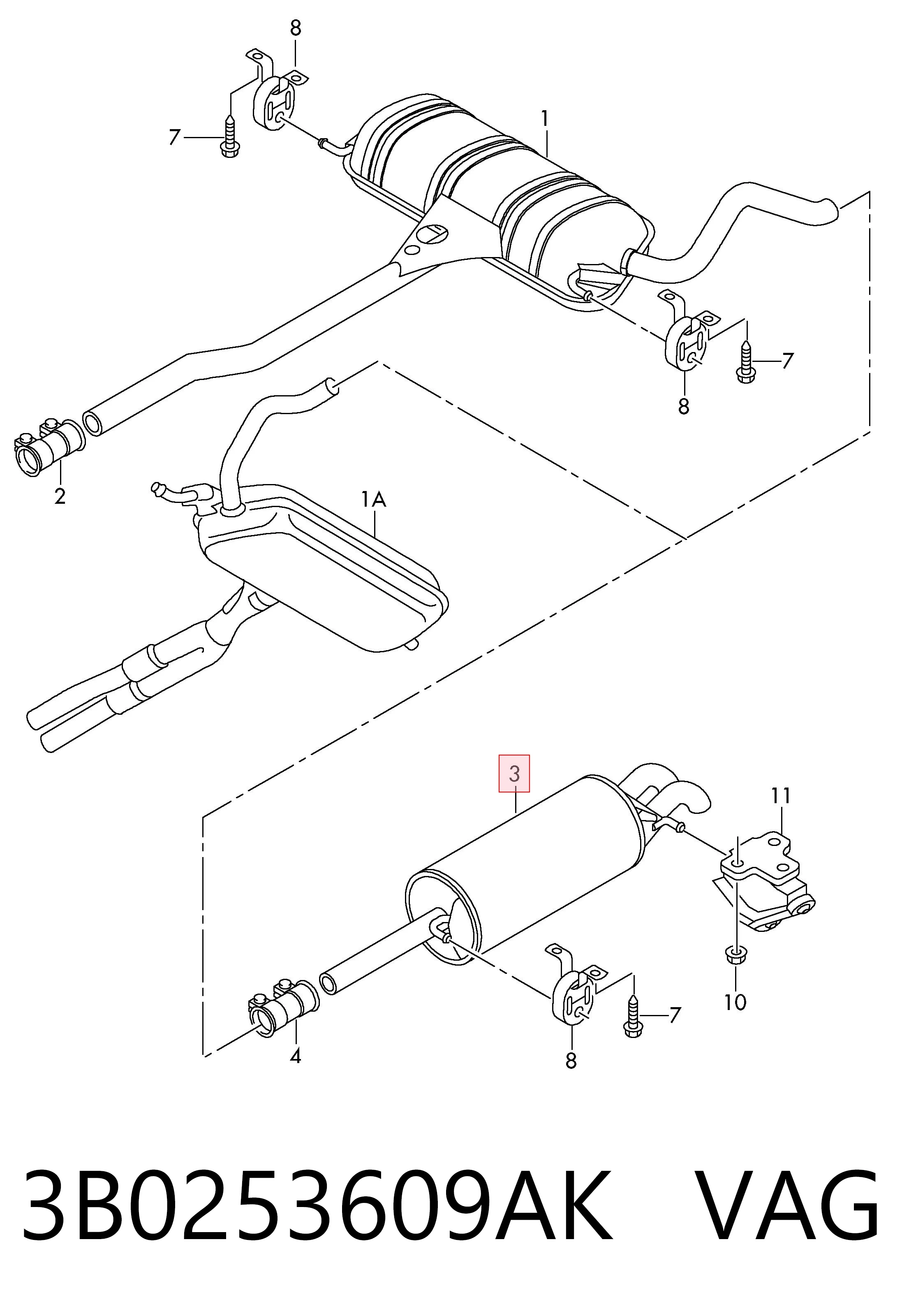 3B0253609AK VAG