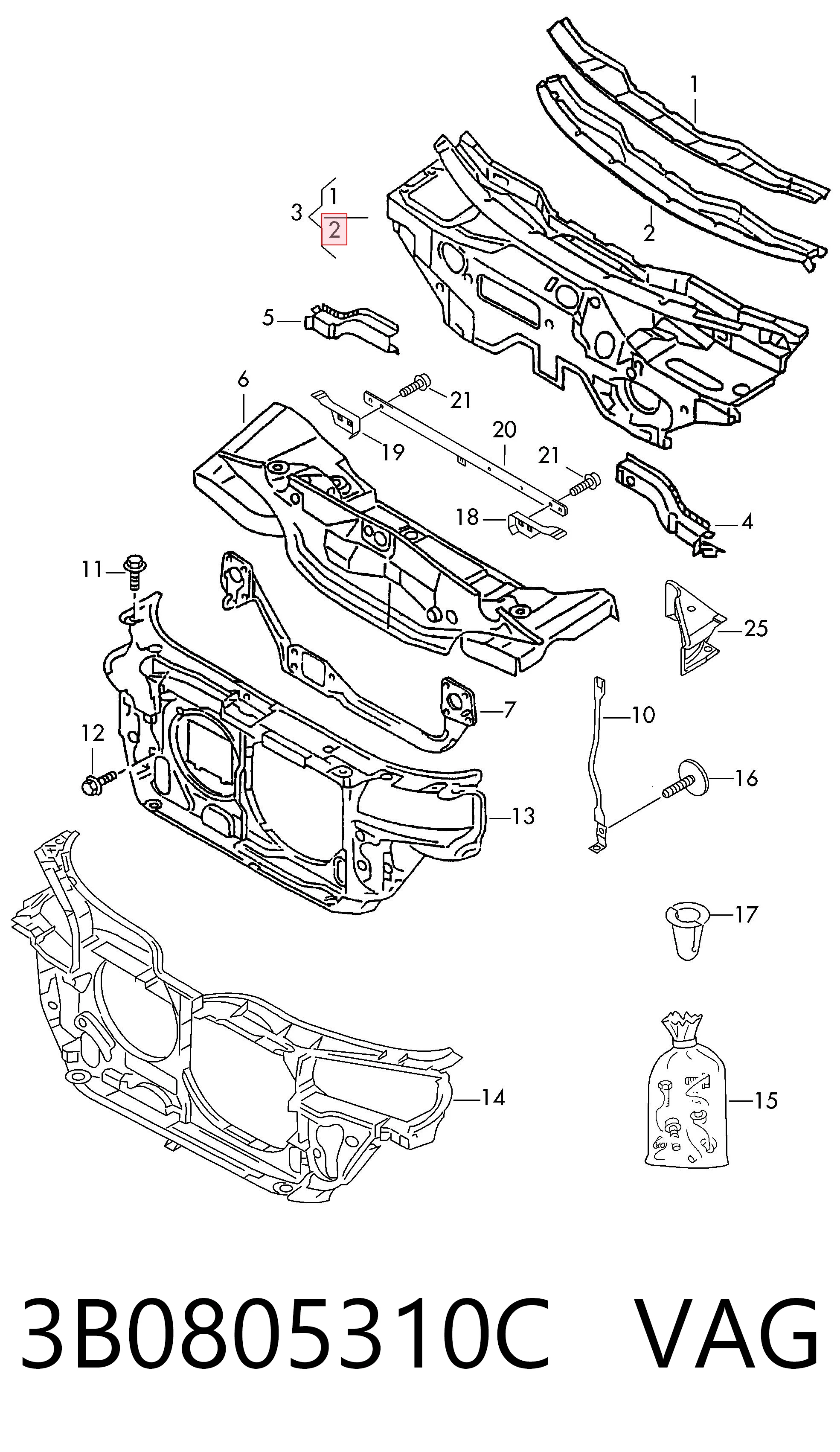 3B0805310C VAG