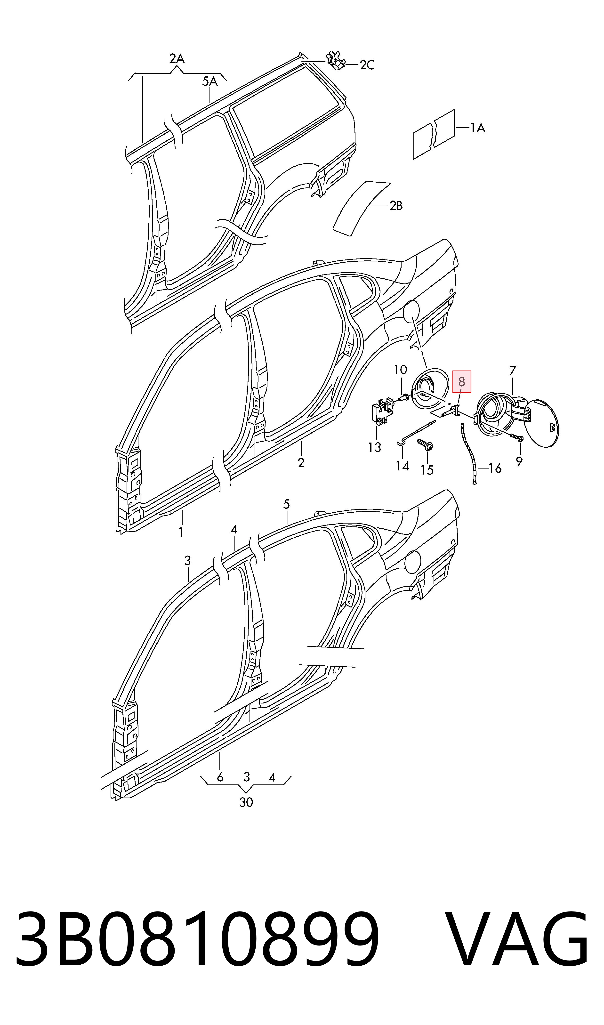 3B0810899 VAG