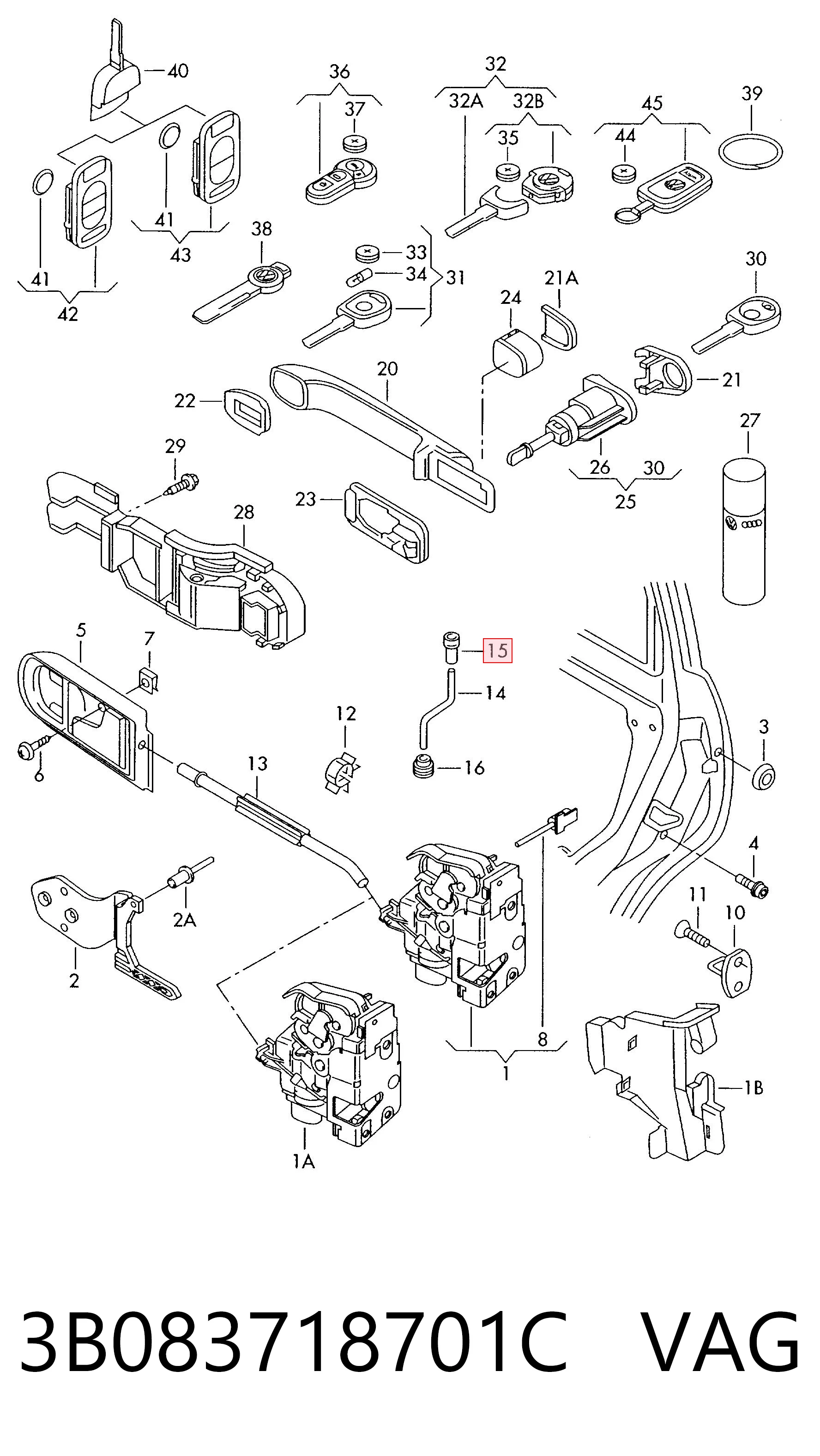 3B083718701C VAG