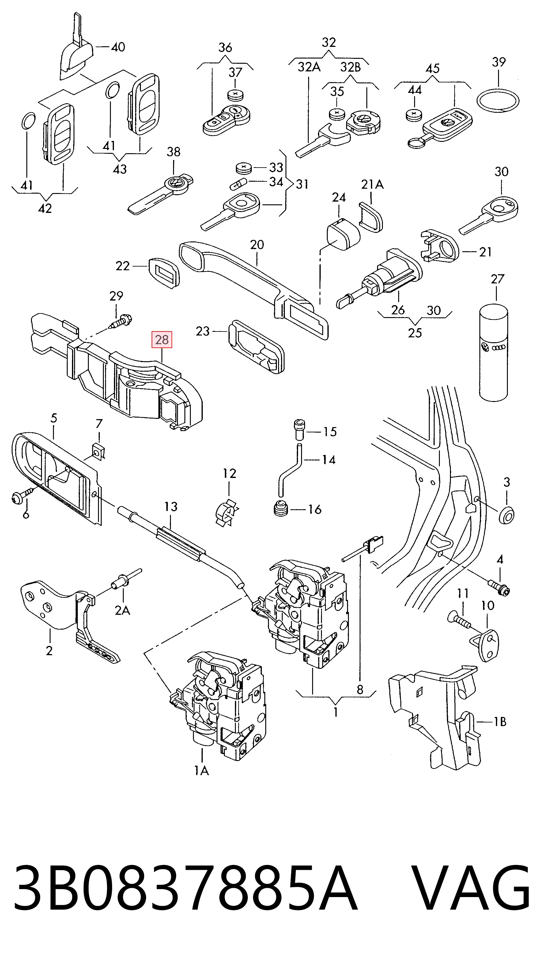 Compre 9548Z61 Polcar Suporte de maçaneta externa da porta dianteira esquerda
