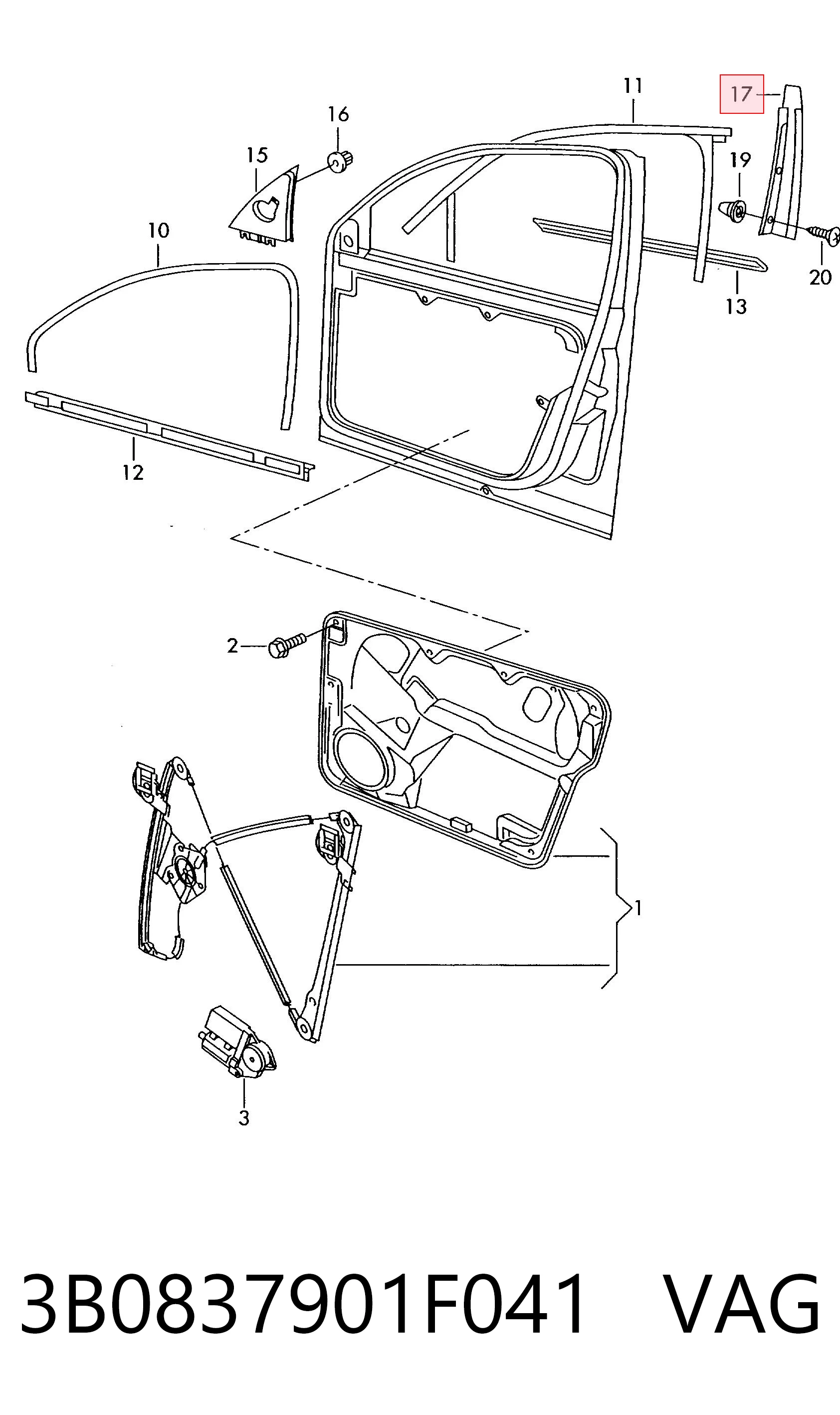 3B0837901F041 VAG 