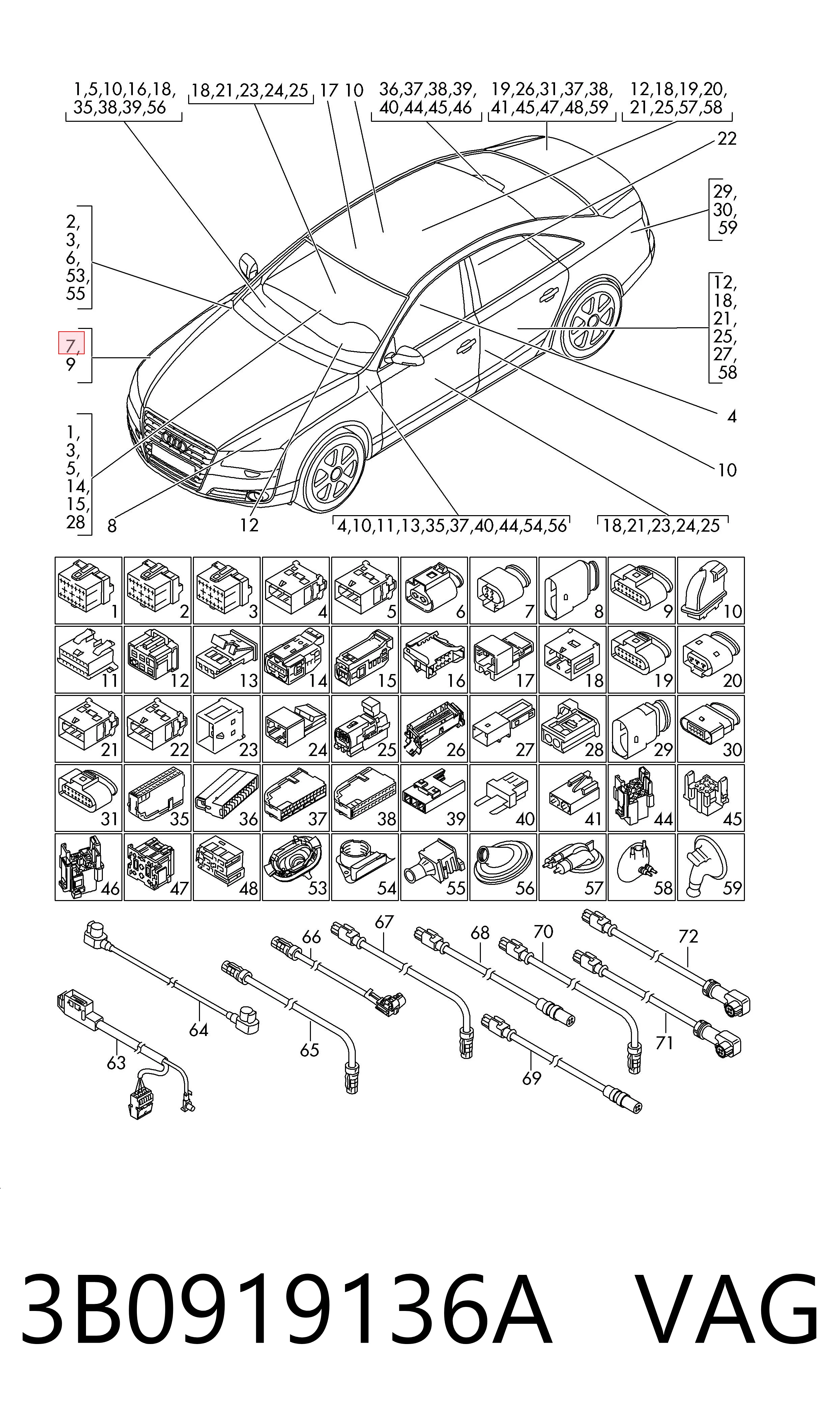  VAG 3B0919136A preço, a partir de 4,13 USD
