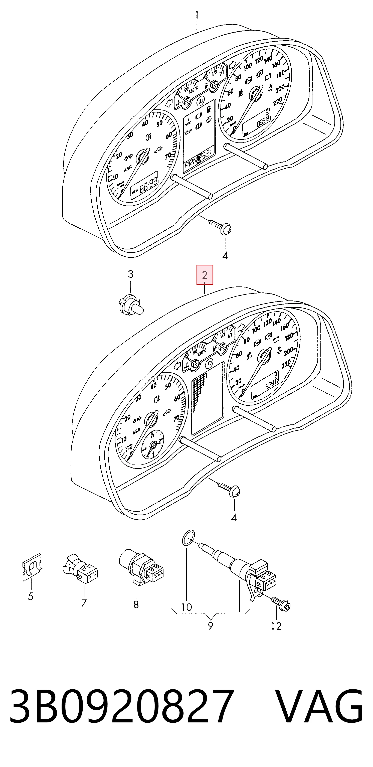 3B0920827 VAG