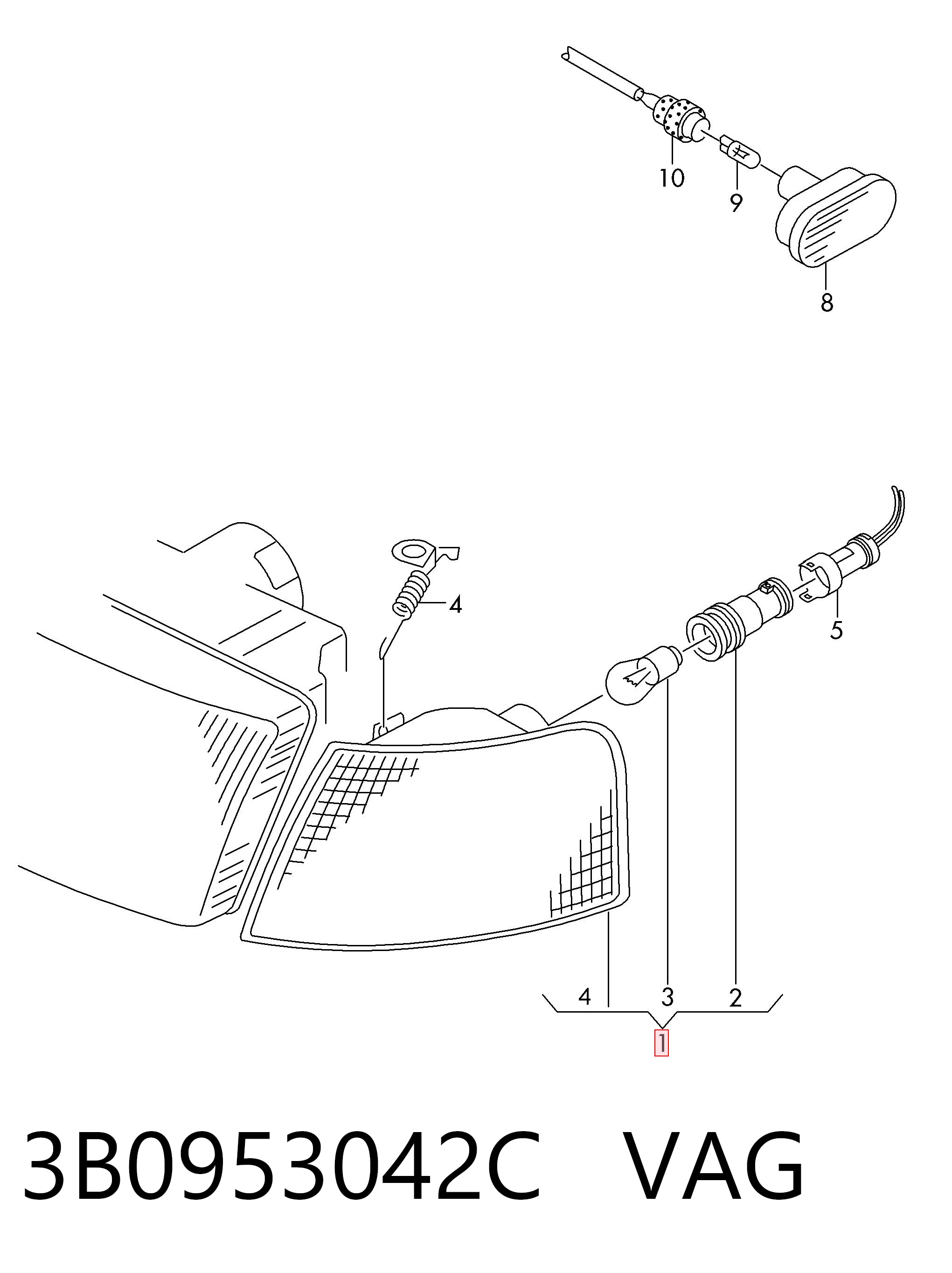 3B0953042C VAG