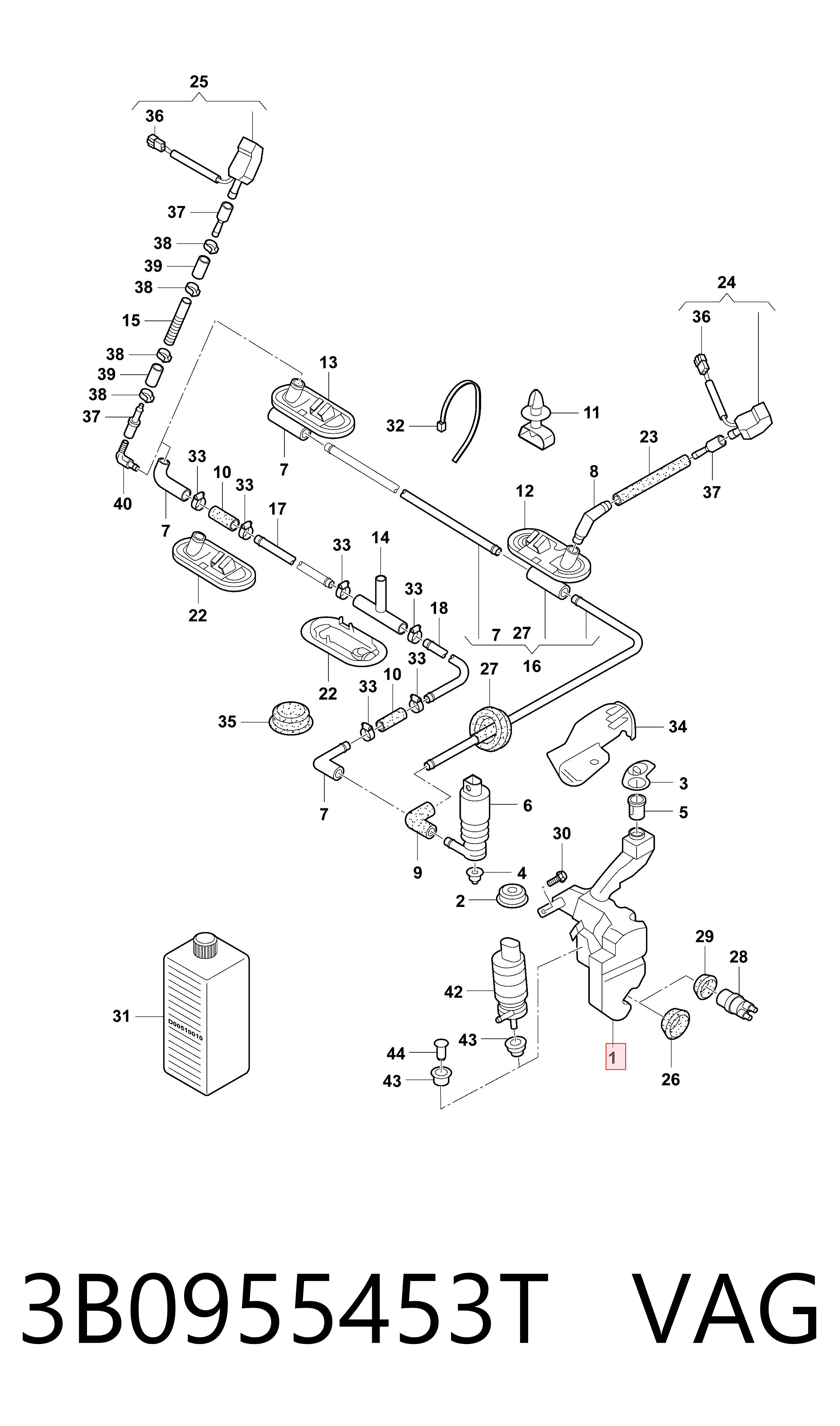 3B0955453T VAG