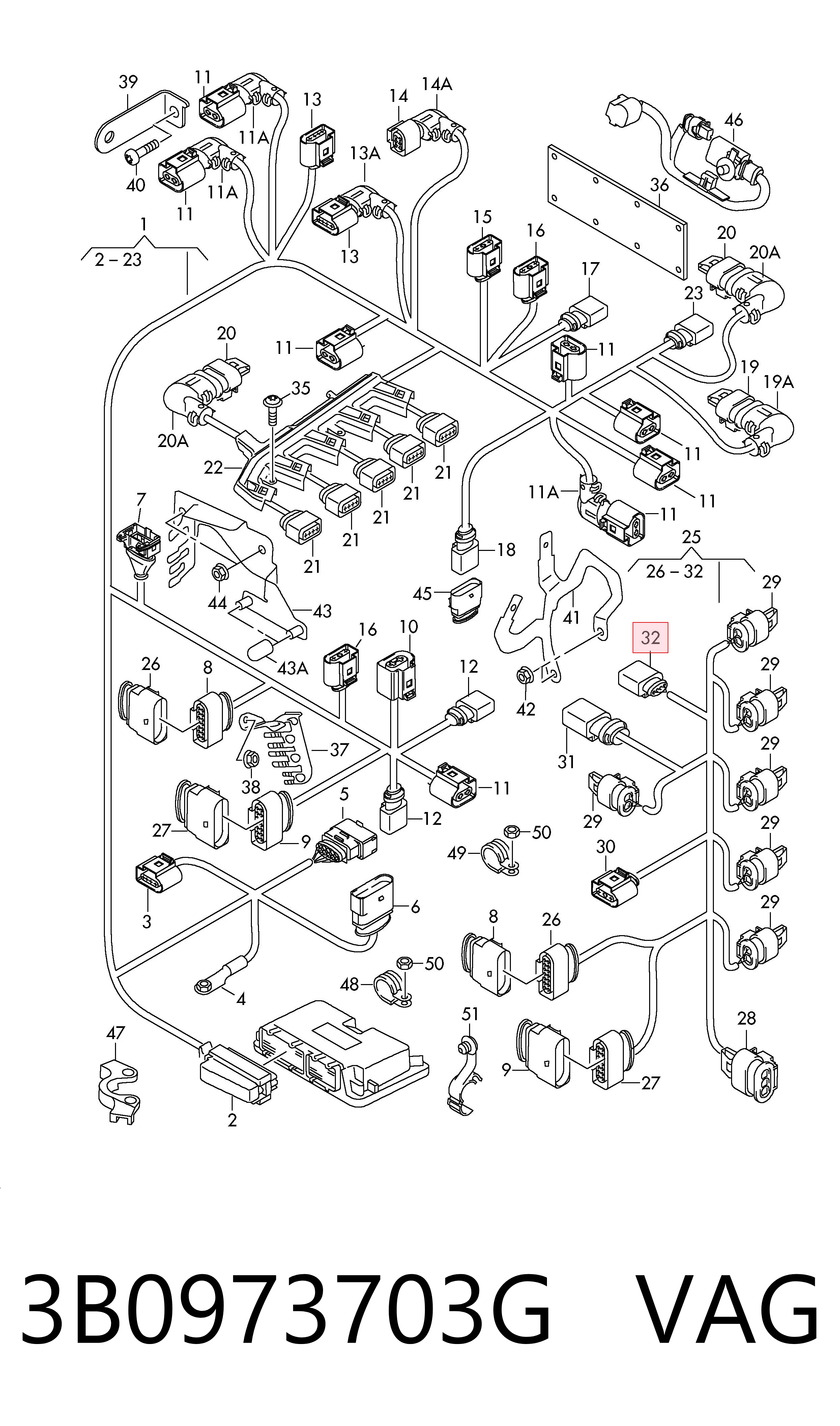  VAG 3B0973703G preço, a partir de 19,99 USD