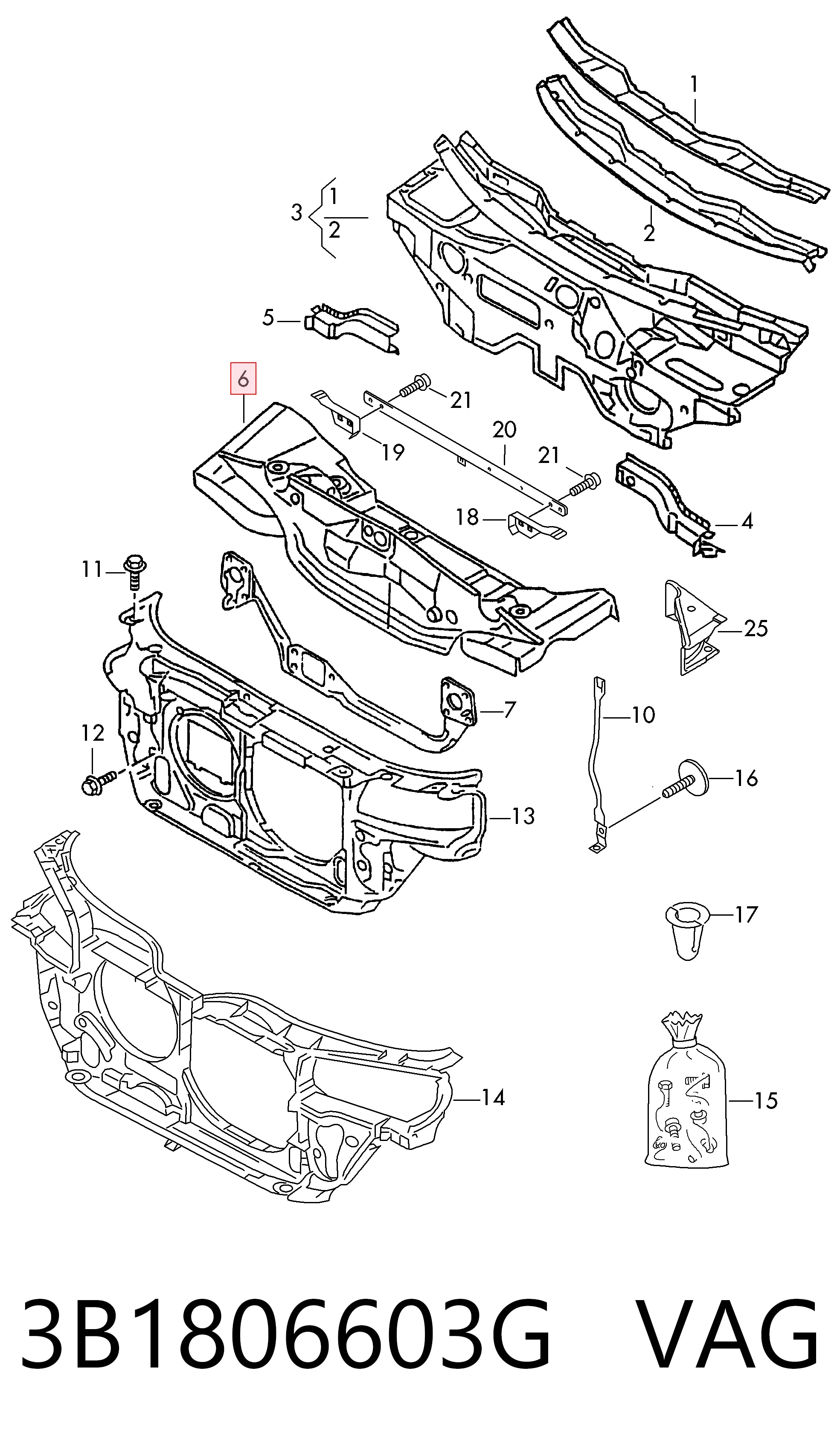 3B1806603G VAG