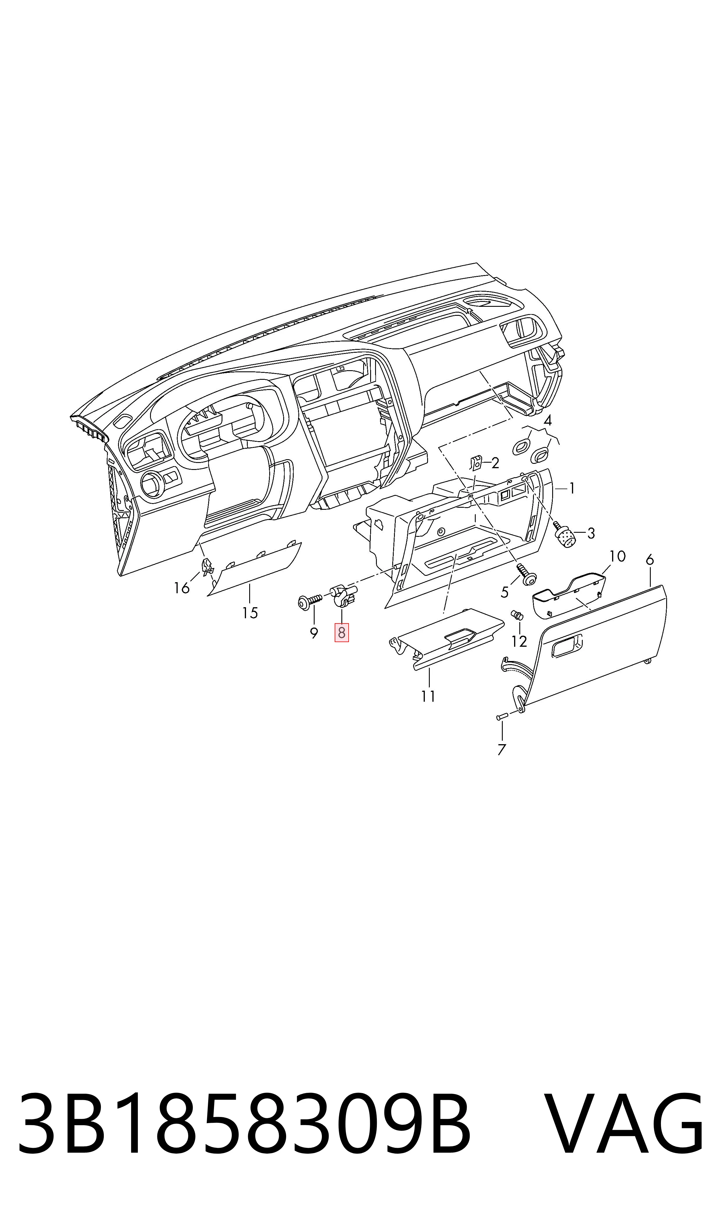 3B1858309B VAG