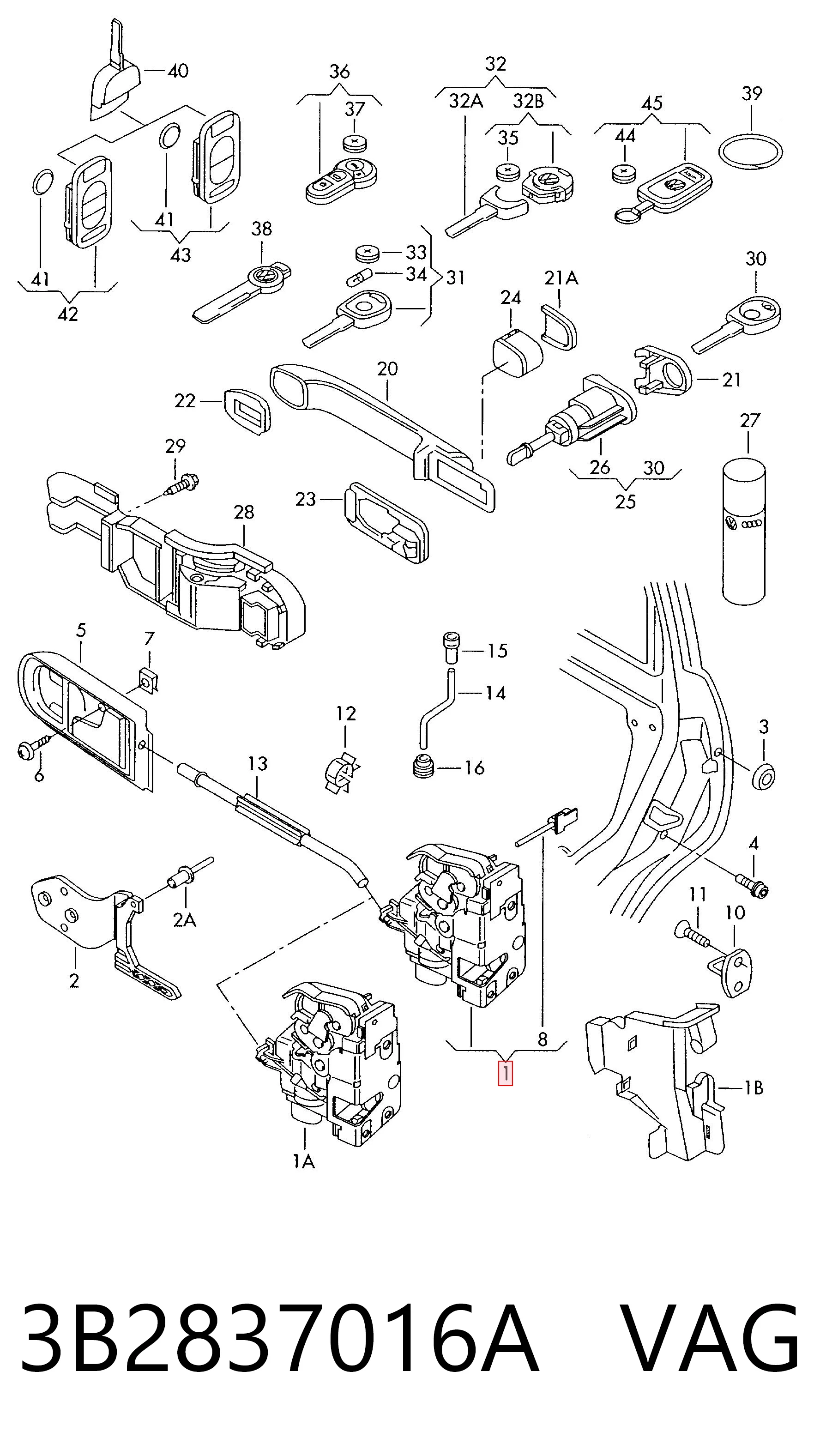 3B2837016A VAG