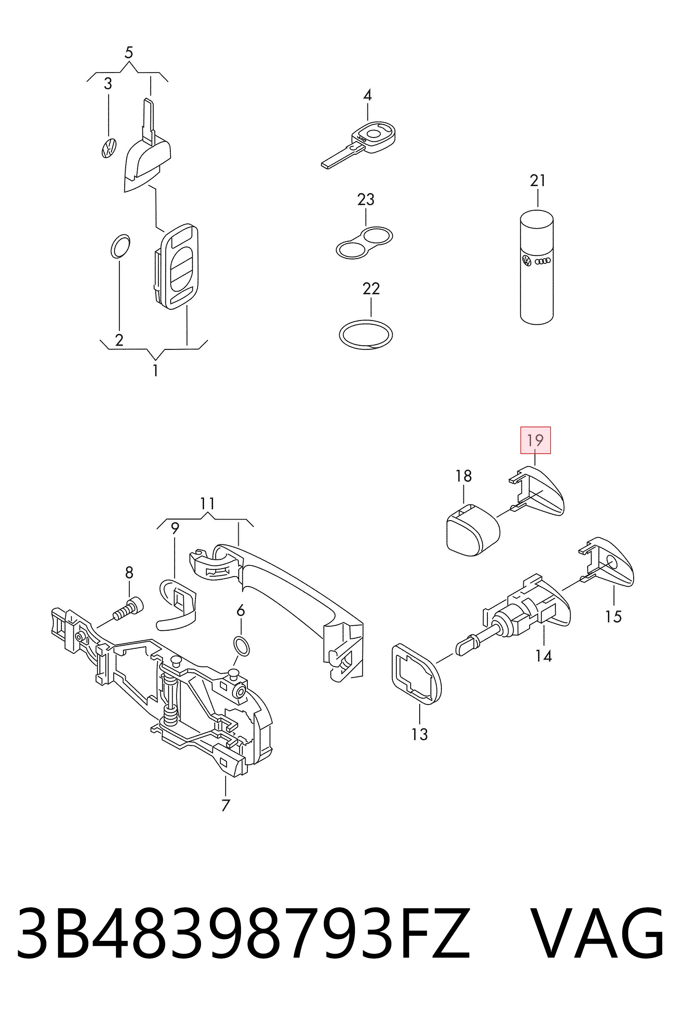 3B48398793FZ VAG