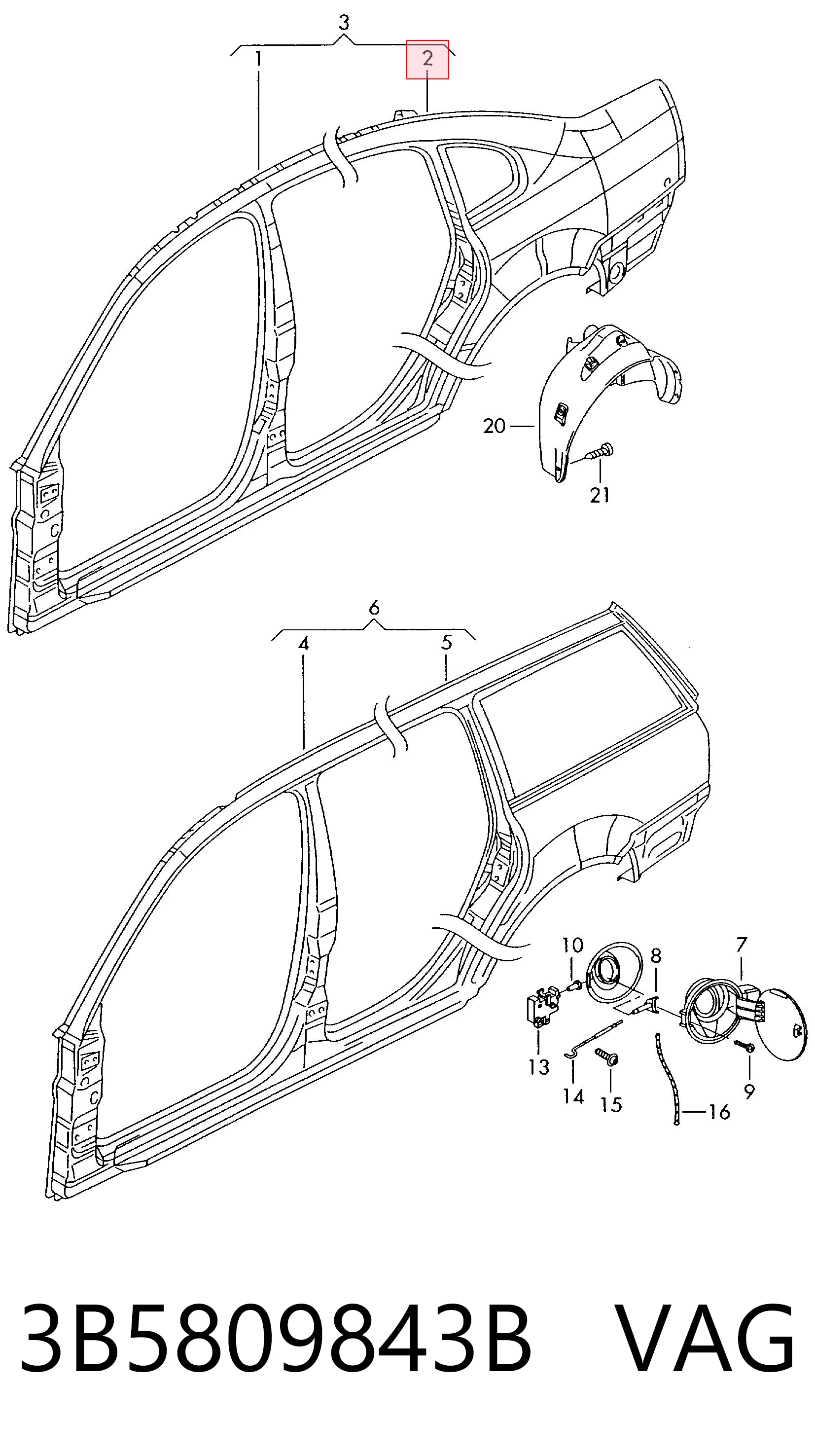 3B5809843B VAG