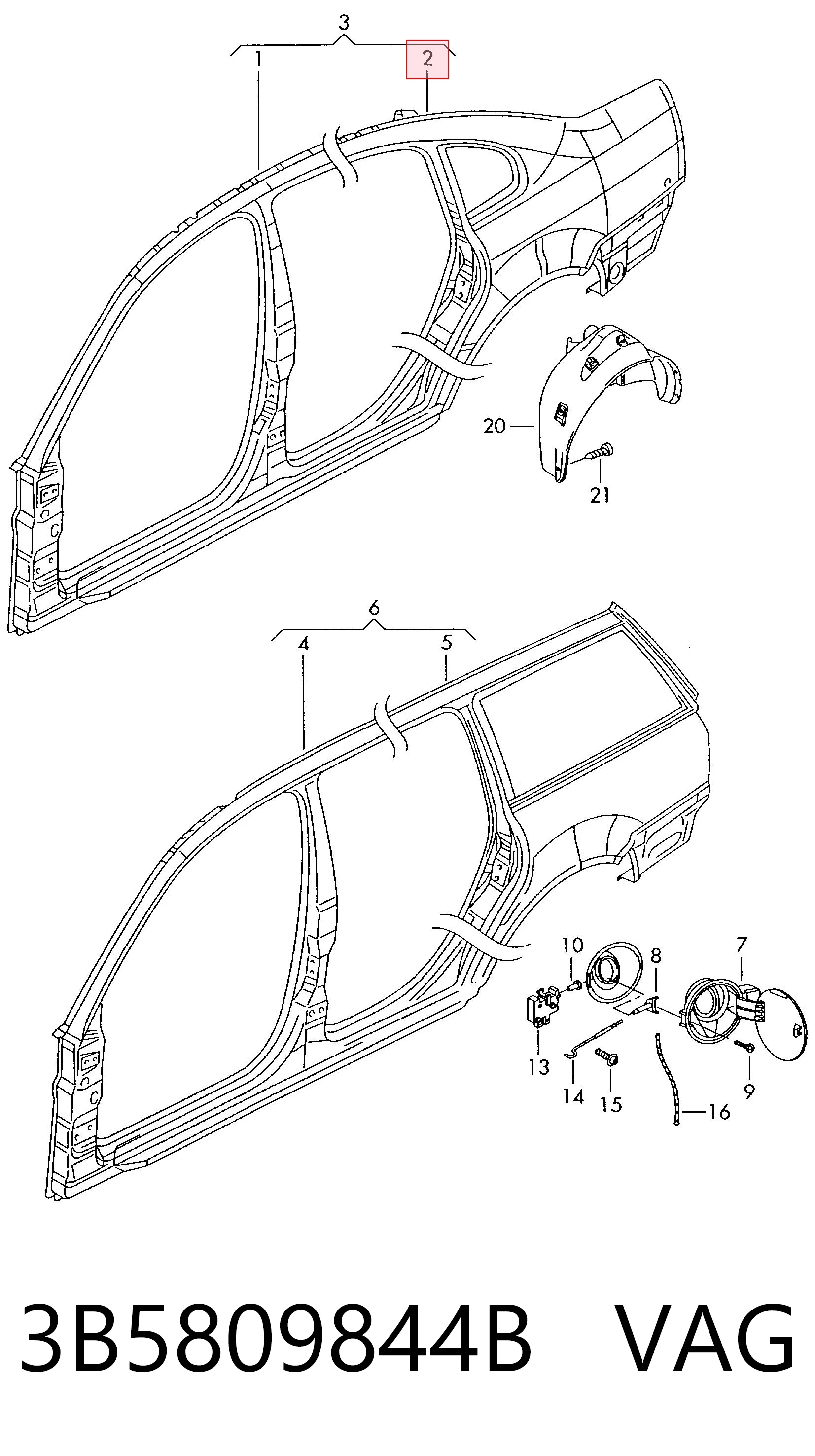 3B5809844B VAG