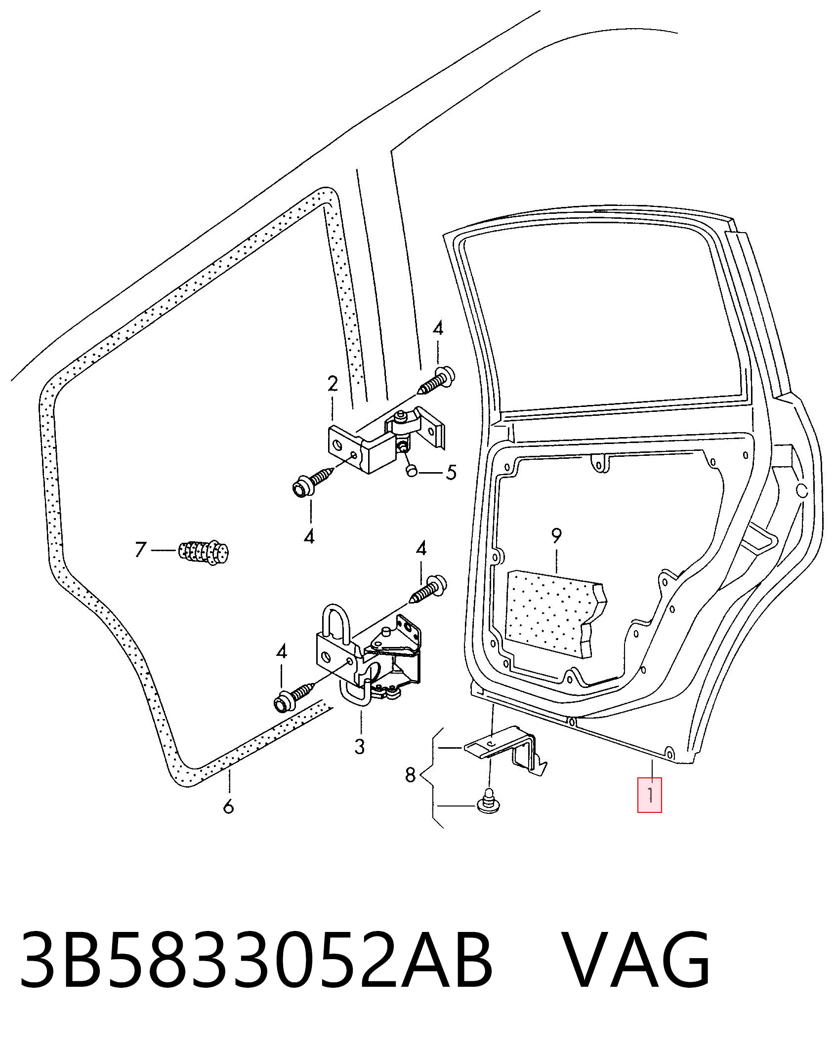 3B5833052AB VAG