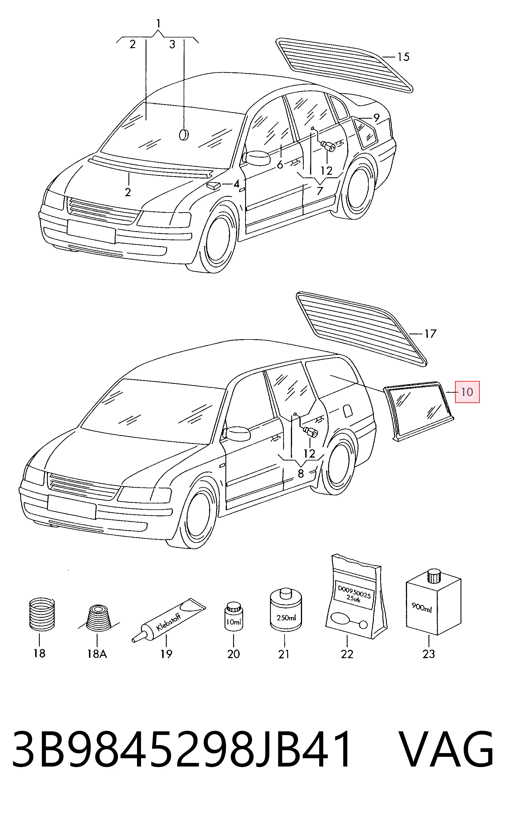 3B9845298JB41 VAG