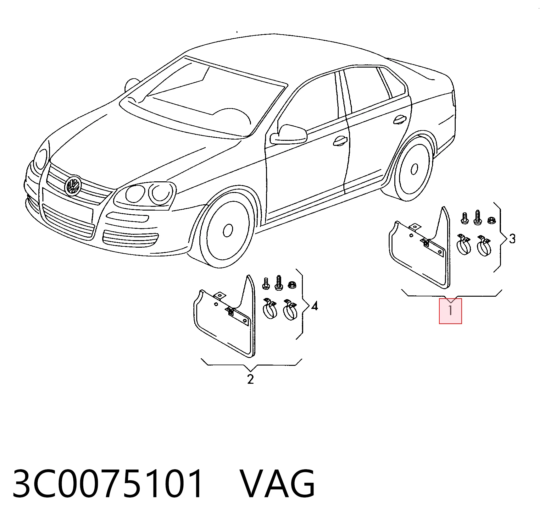 3C0075101 VAG