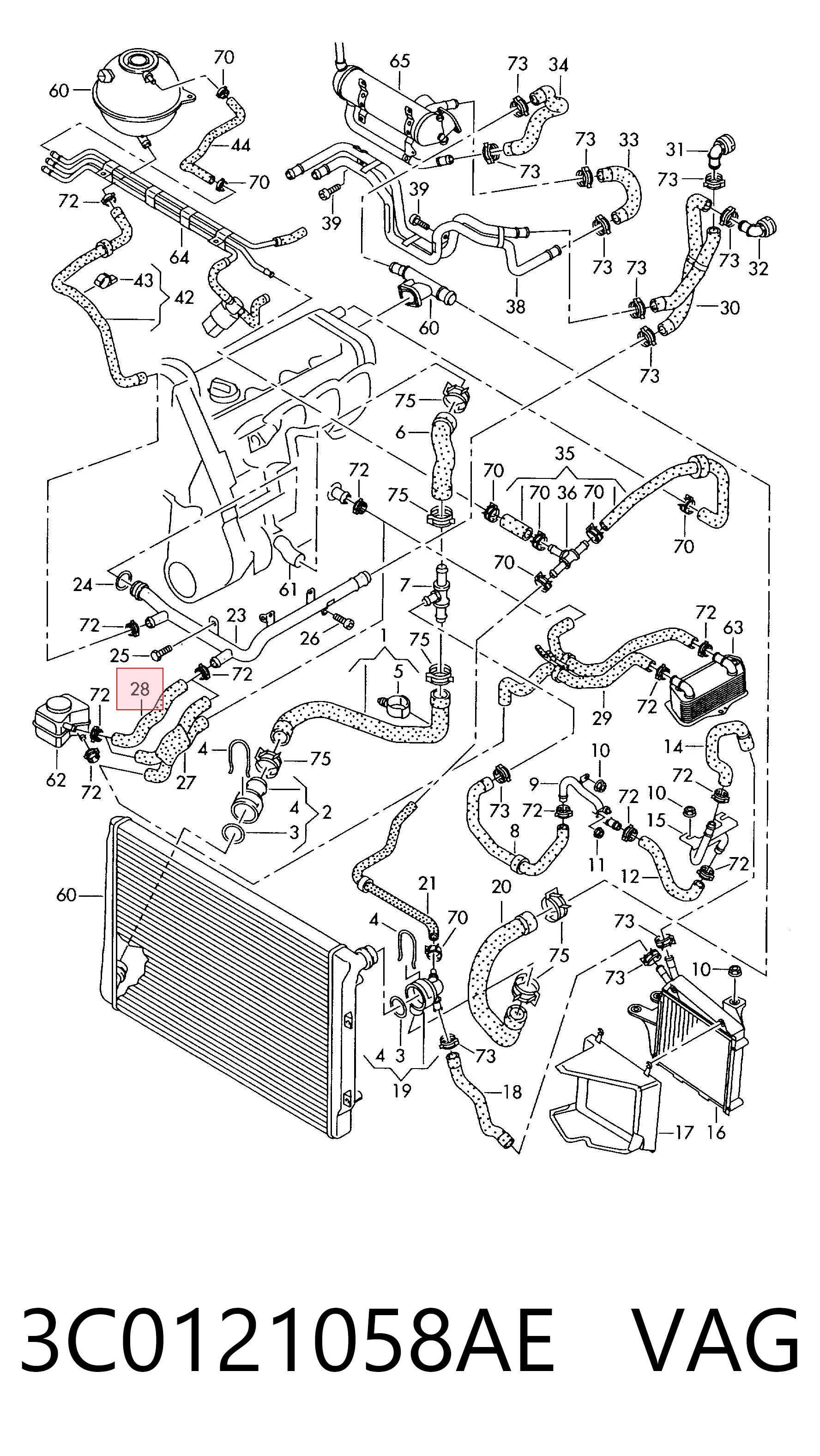 3C0121058AE VAG