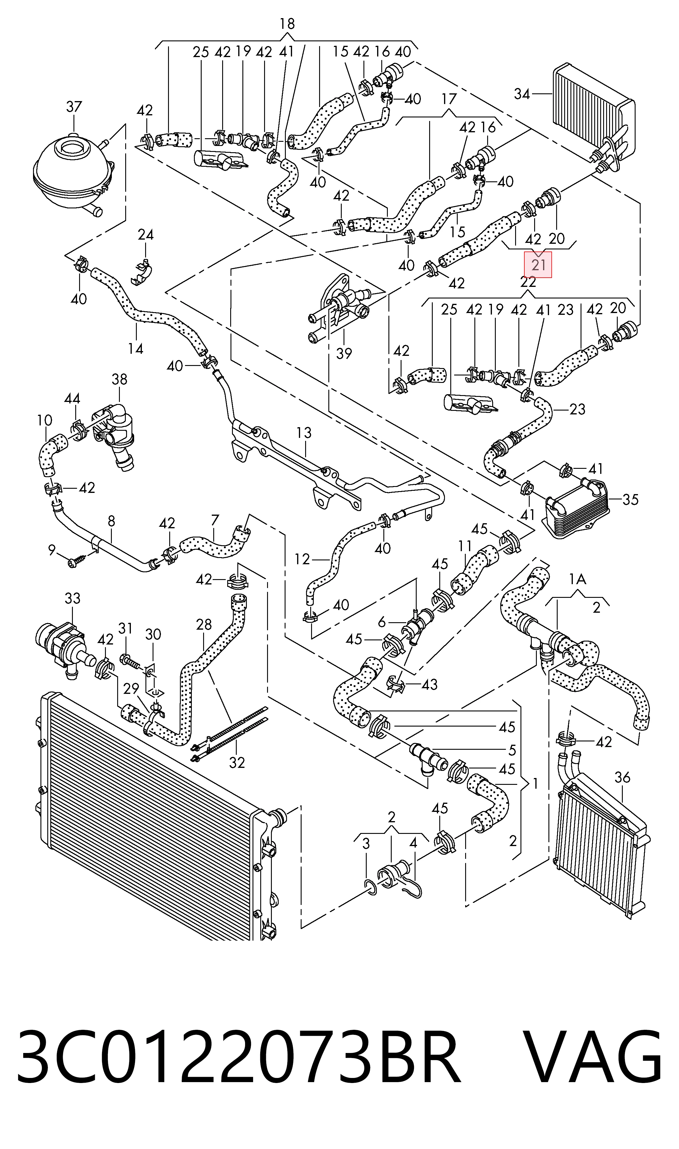 3C0122073BR VAG