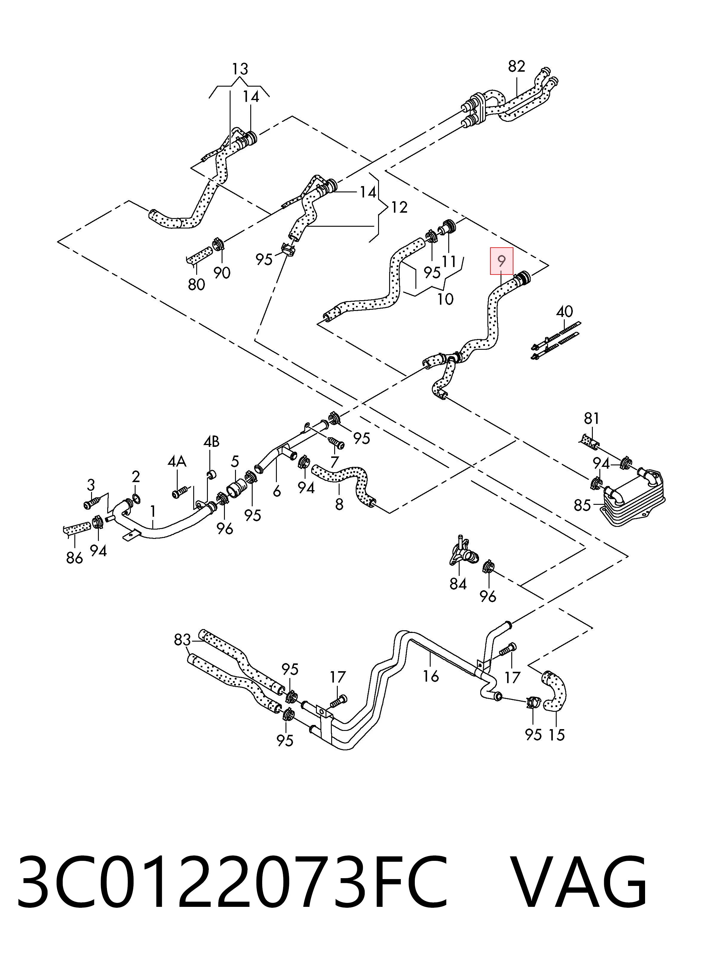 3C0122073FC VAG