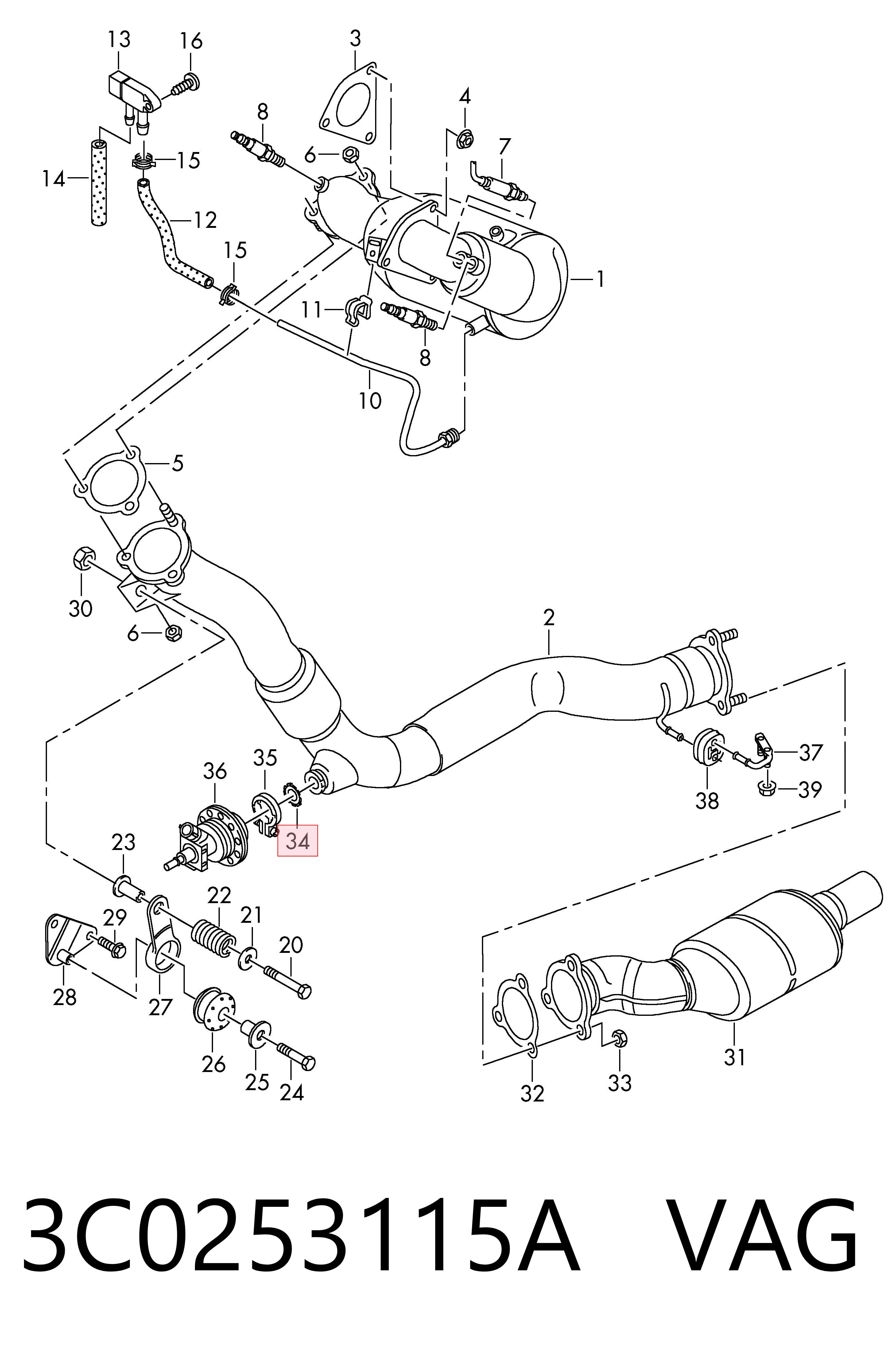 3C0253115A VAG 