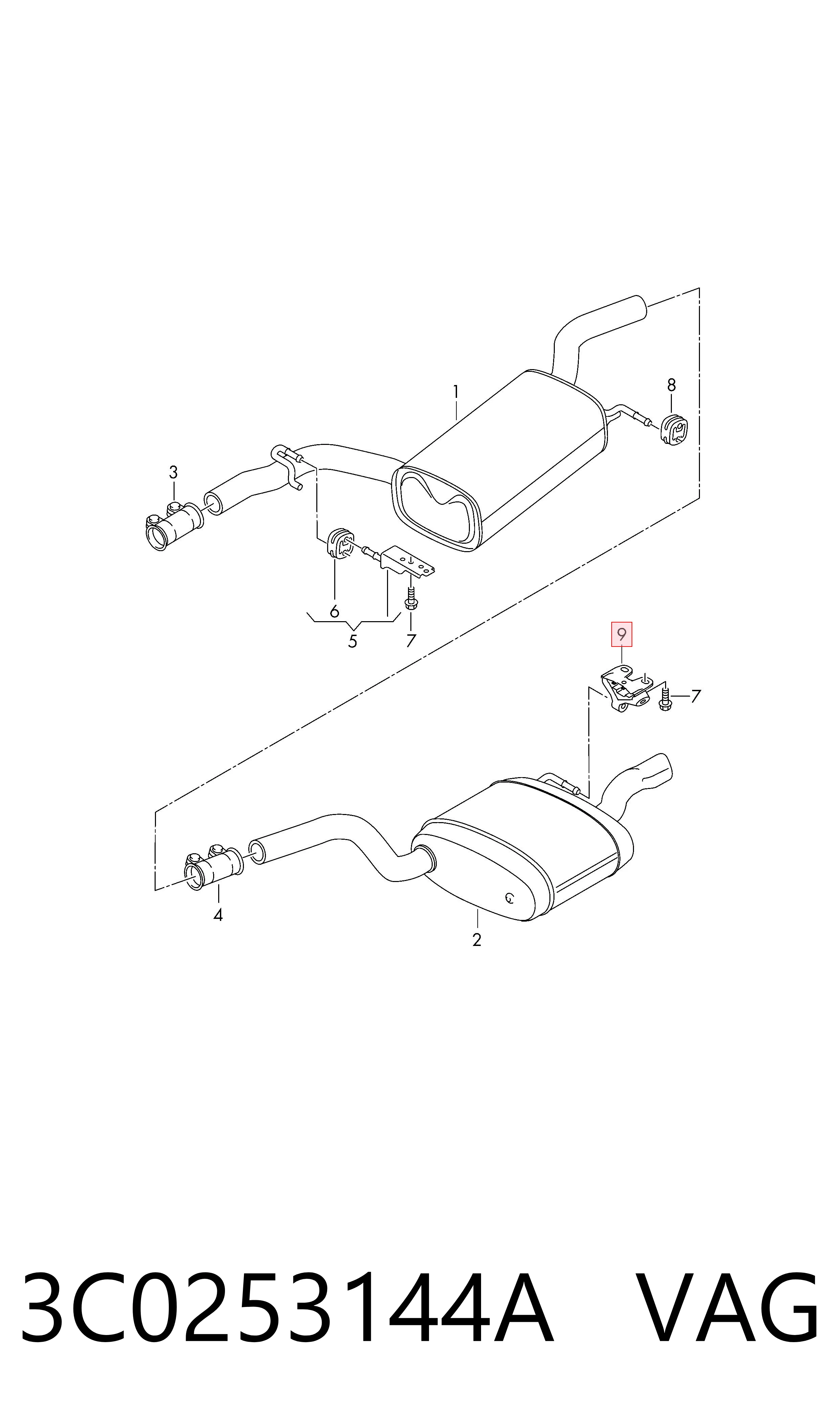 3C0253144A VAG