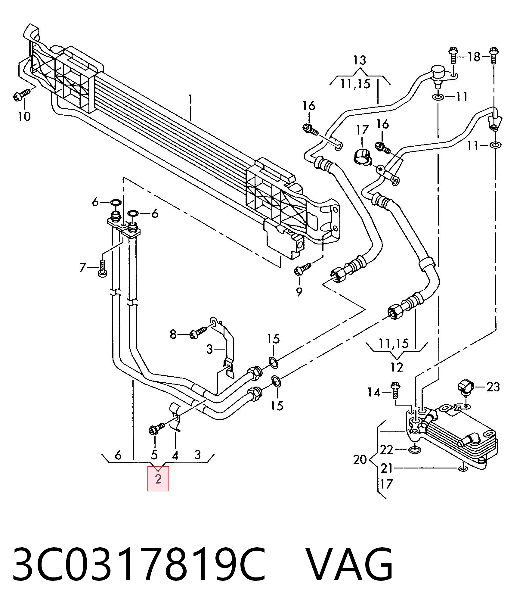 3C0317819C VAG 