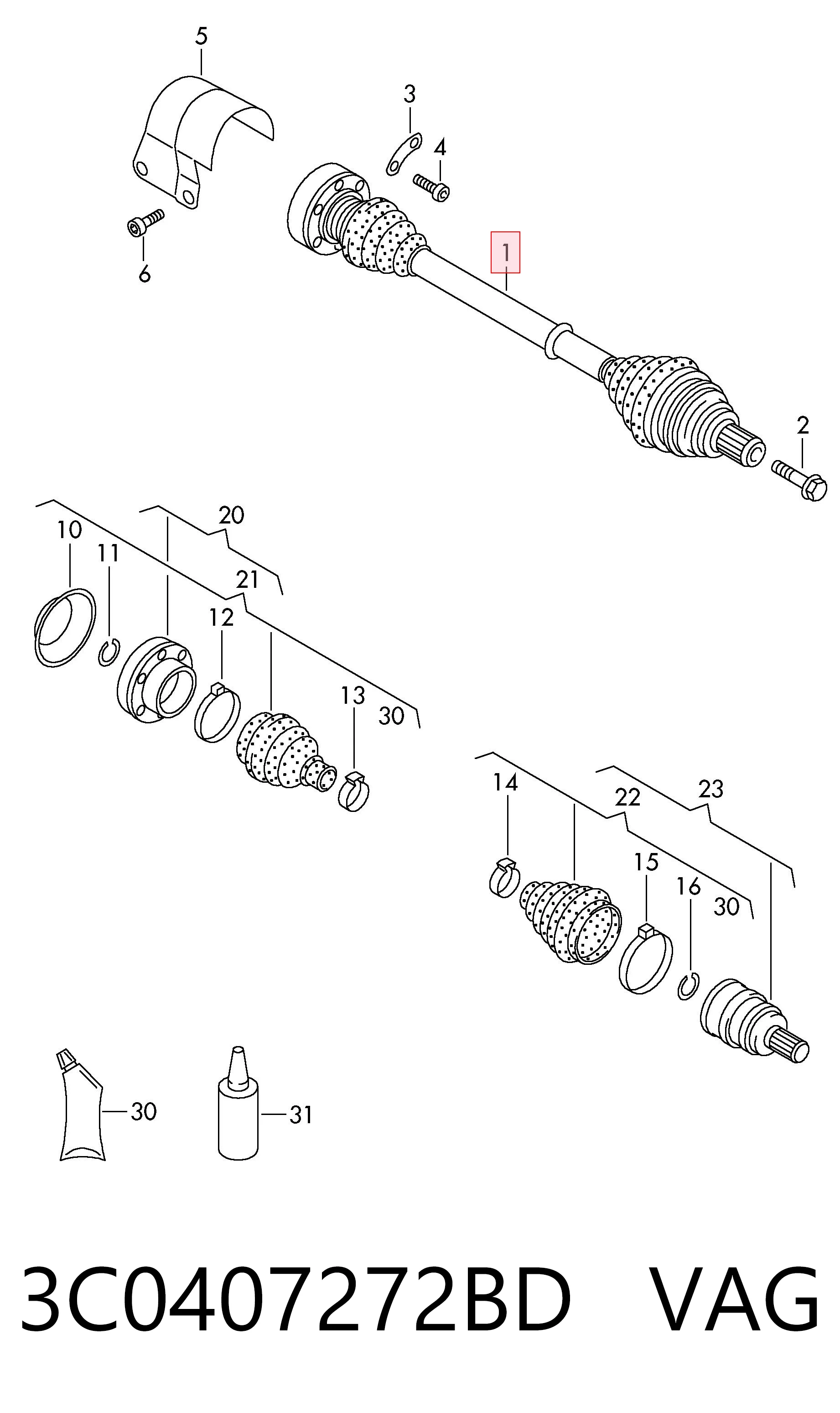 3C0407272BD VAG