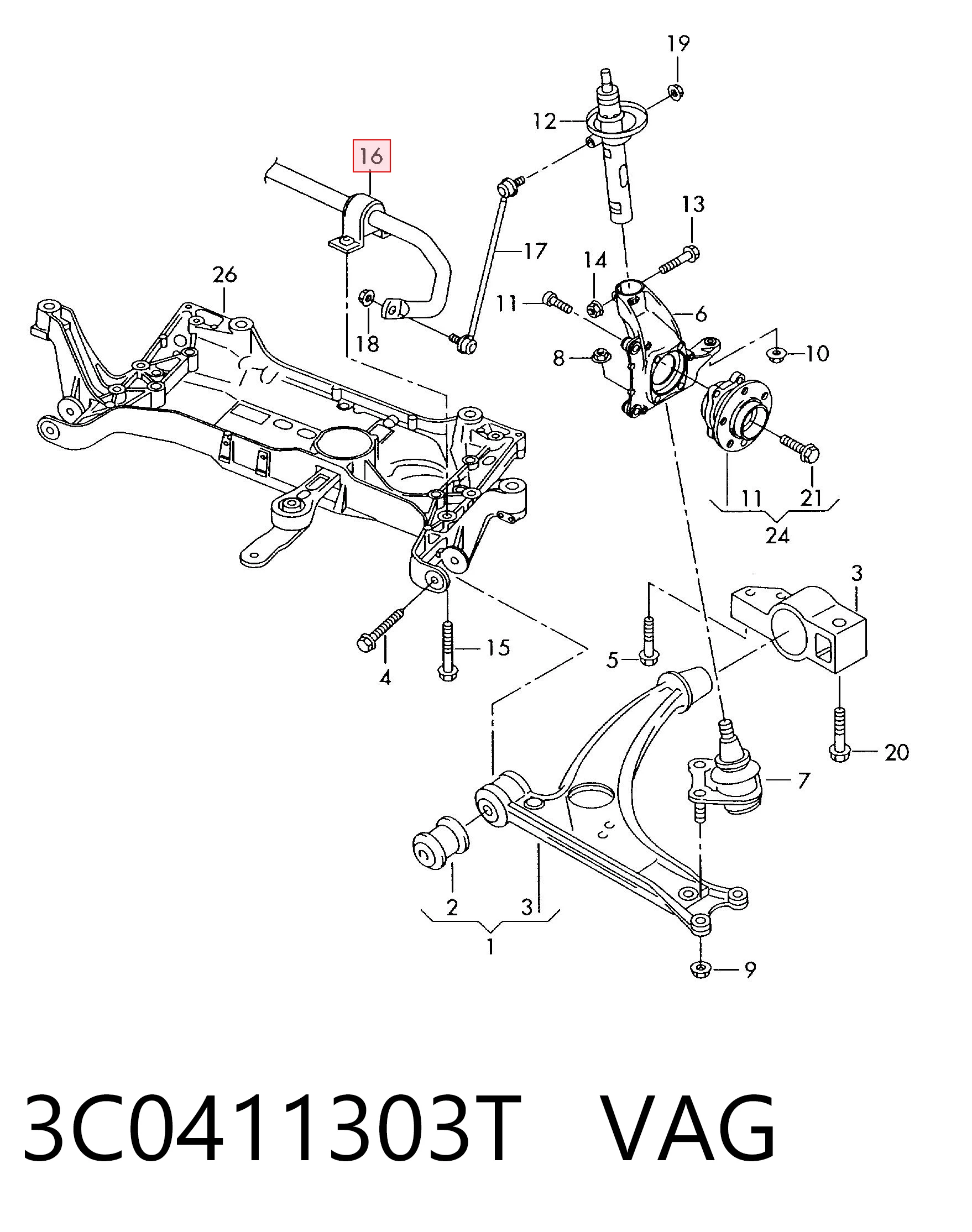 3C0411303T VAG