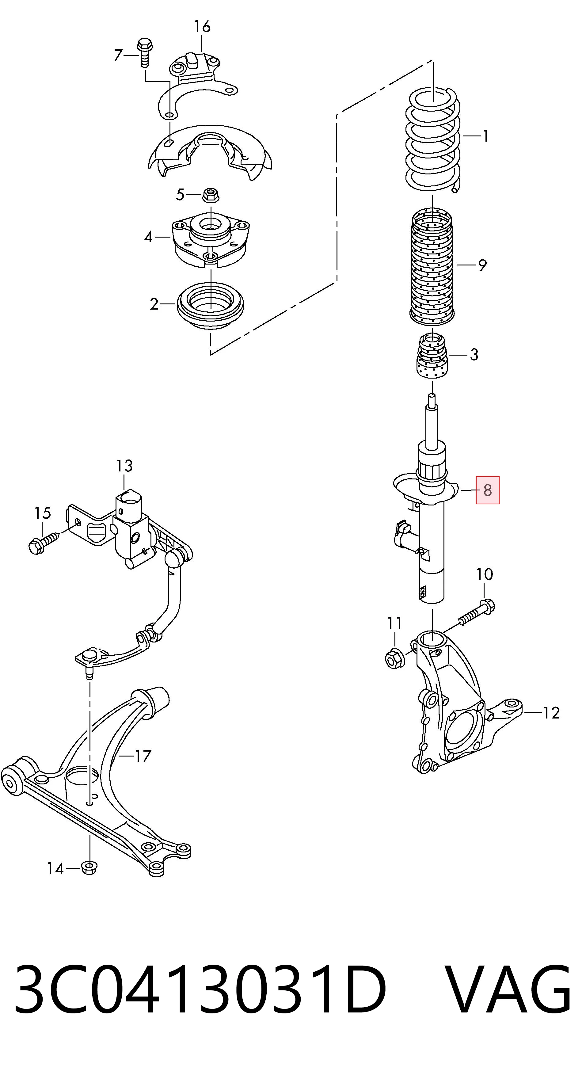 3C0413031D VAG