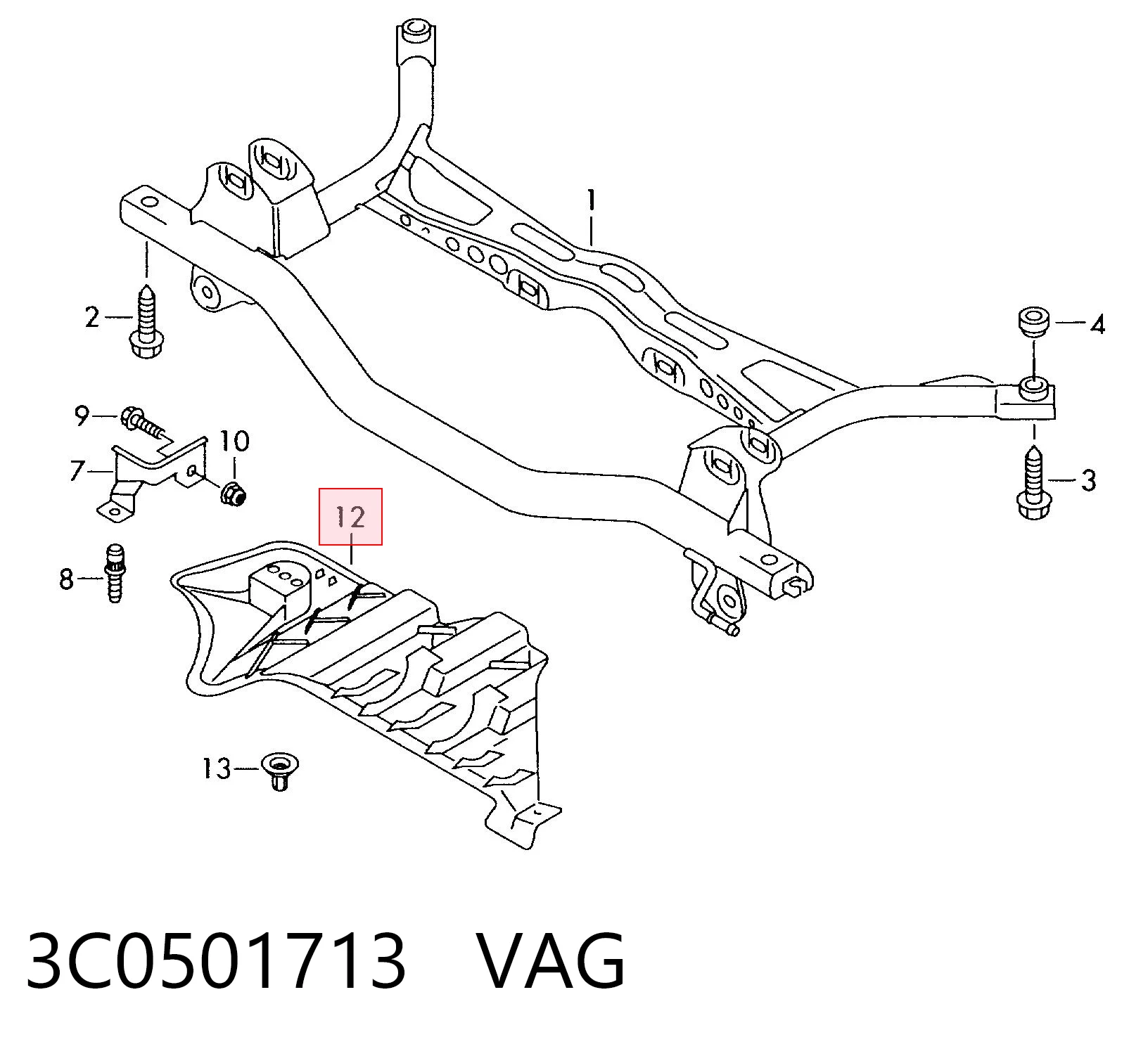3C0501713 VAG