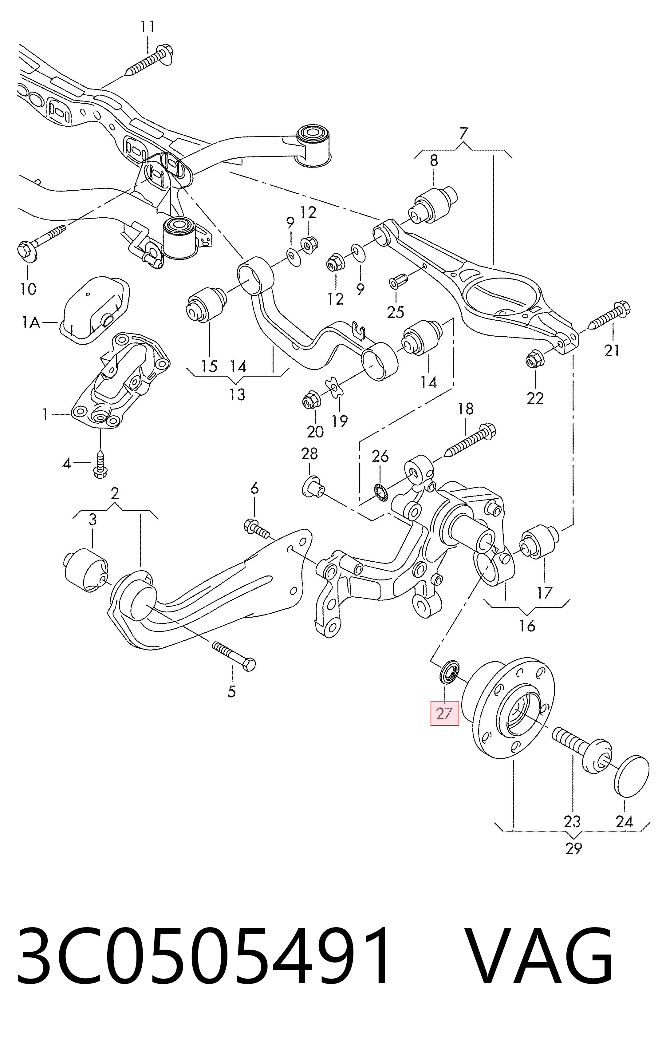 3C0505491 VAG