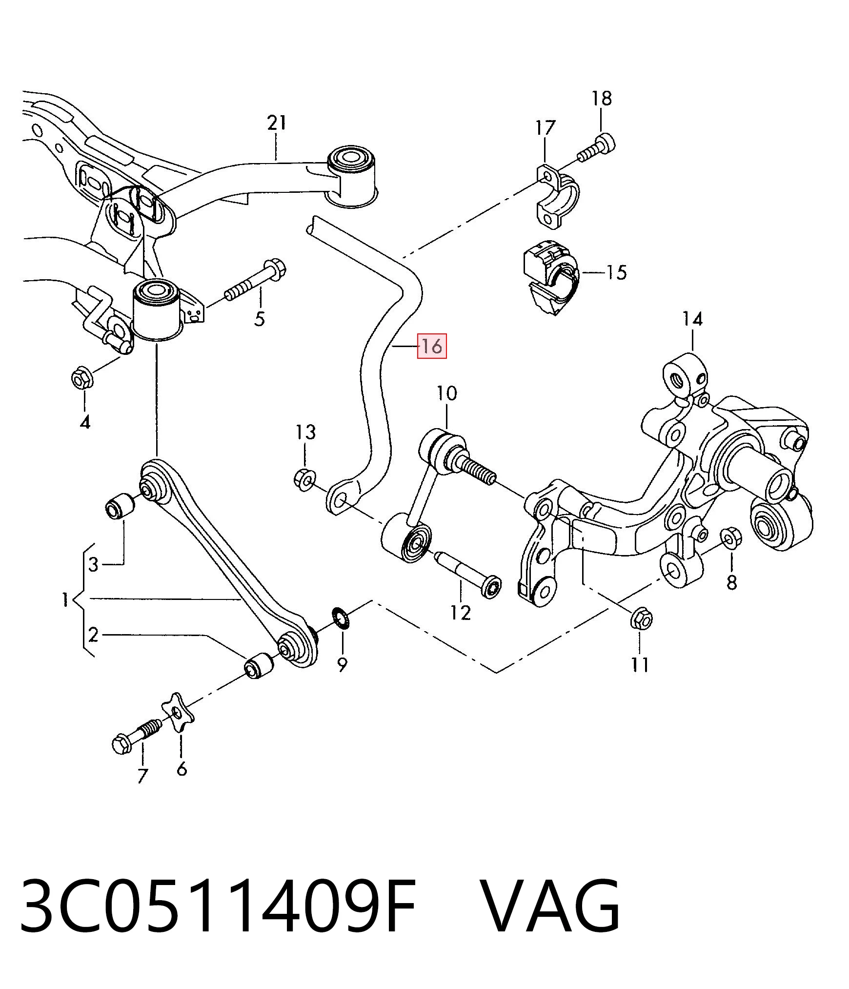 3C0511409F VAG