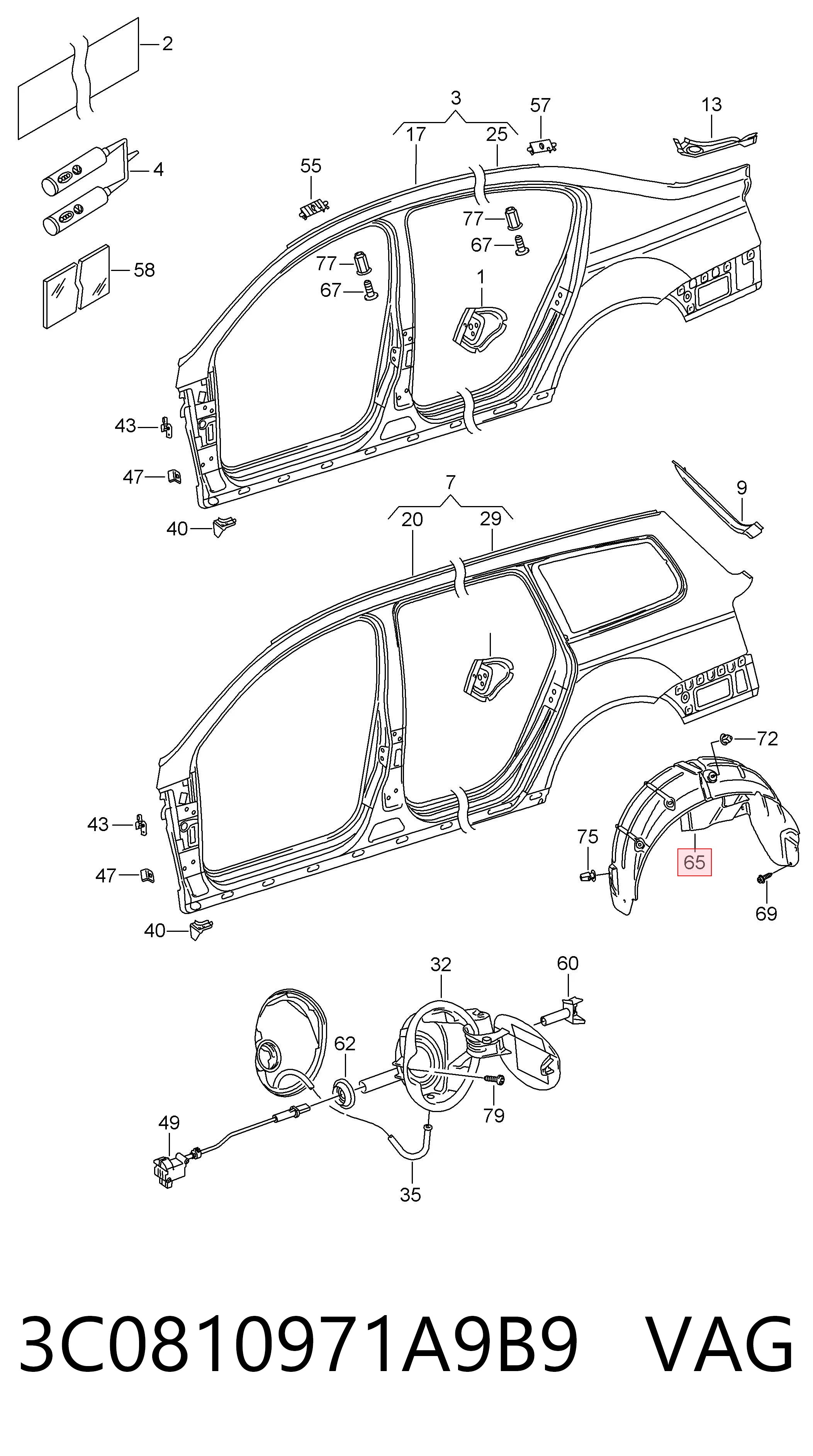 3C0810971A9B9 VAG