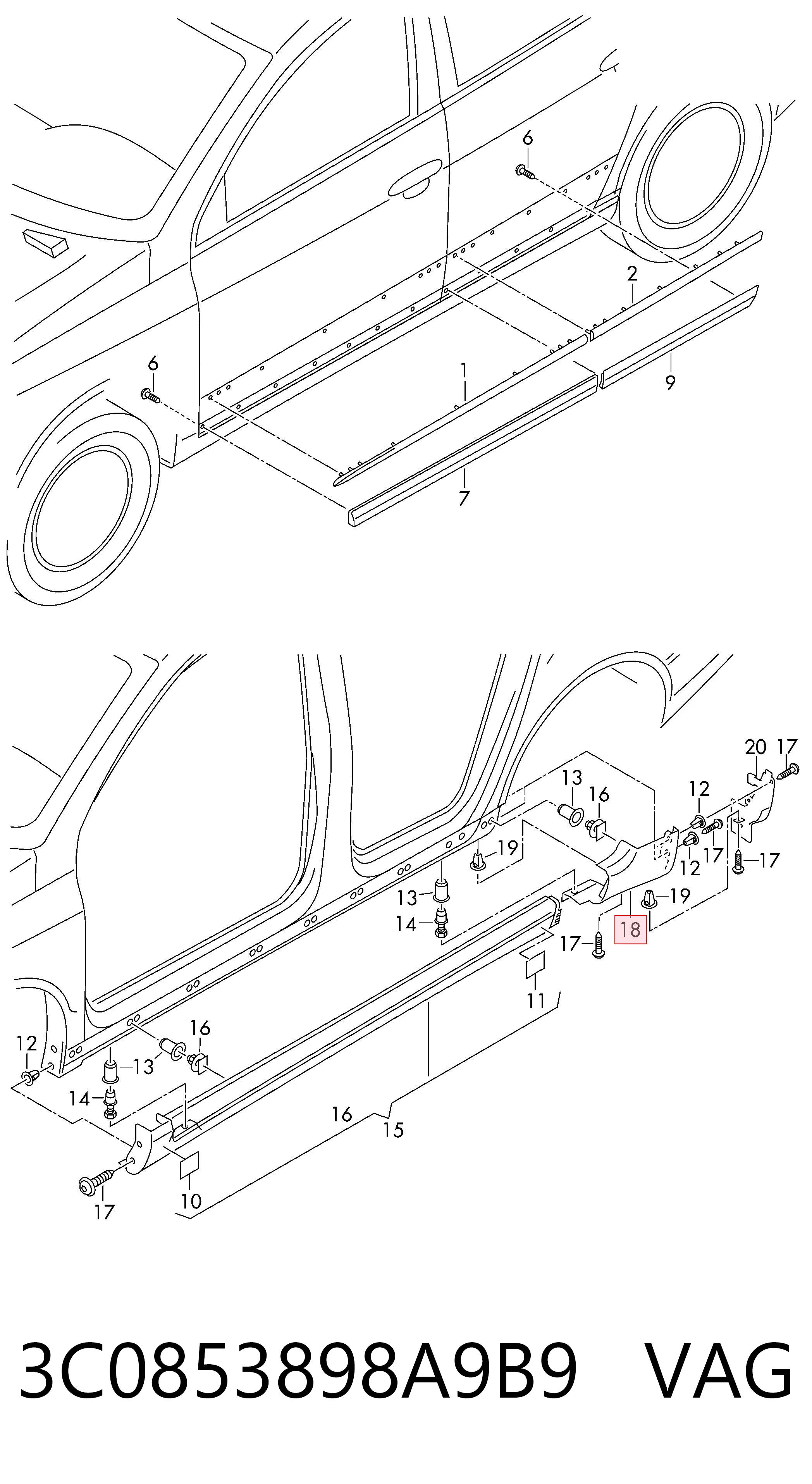 3C0853898A9B9 VAG