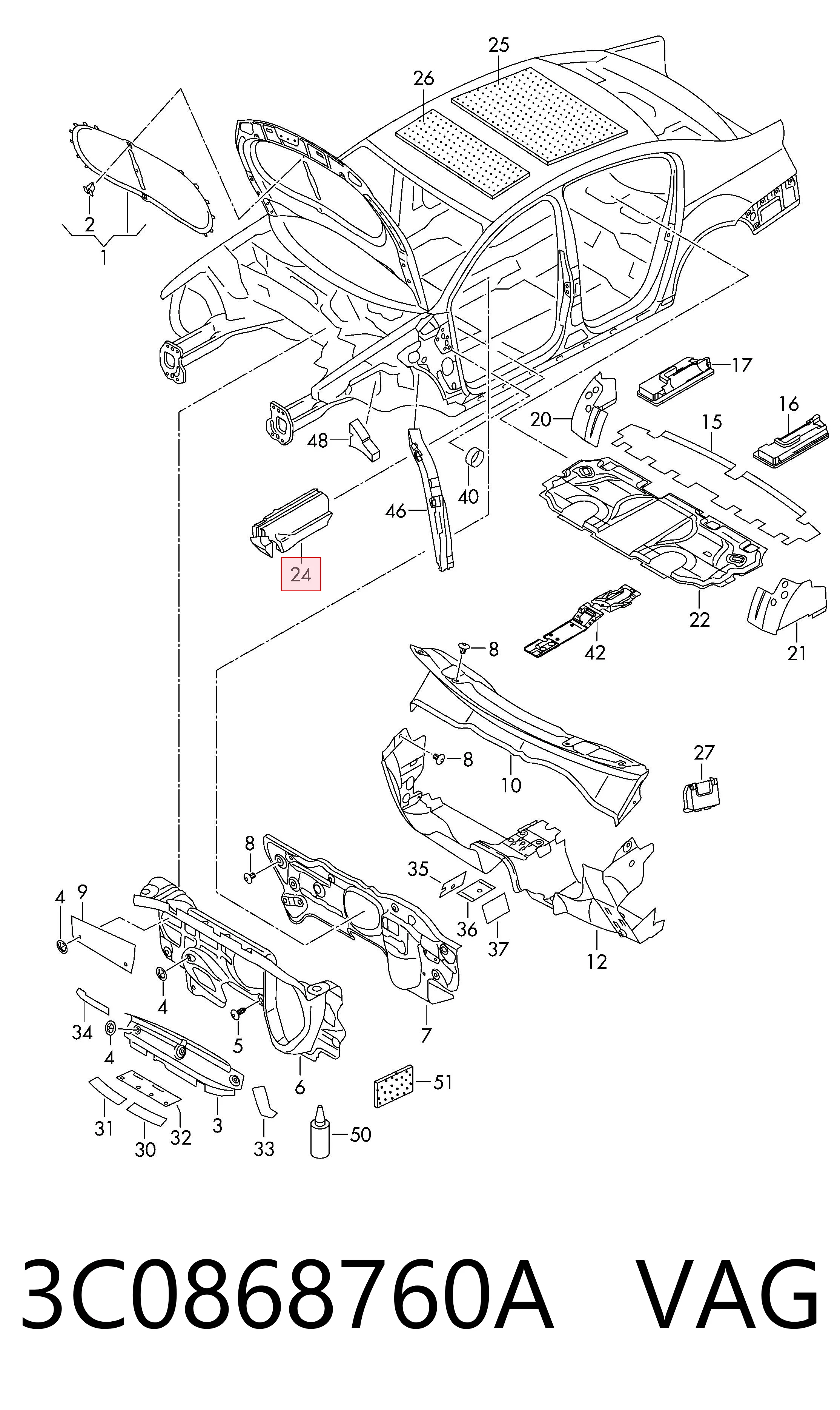 3C0868760A VAG