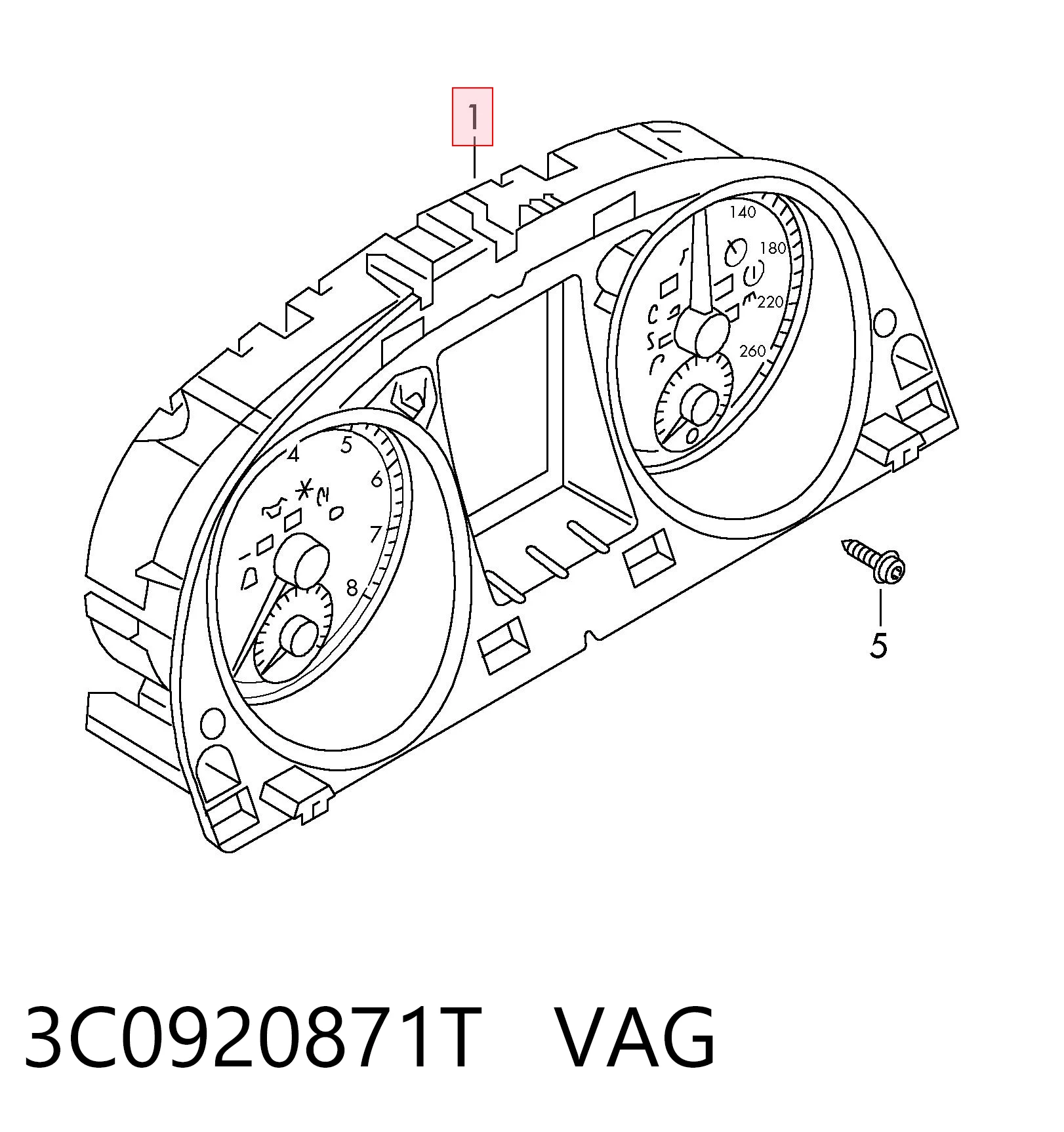 3C0920871T VAG