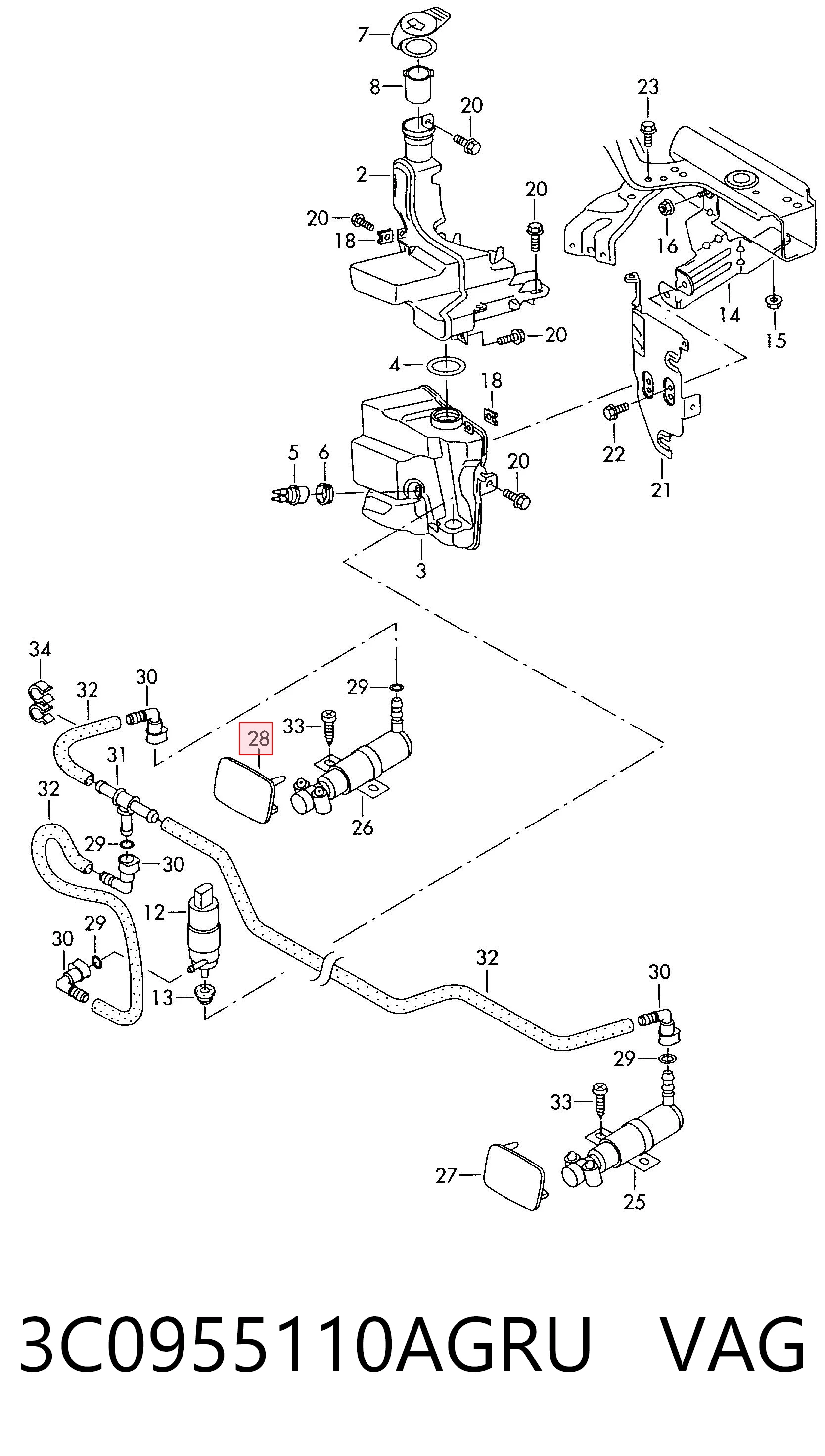 3C0955110AGRU VAG