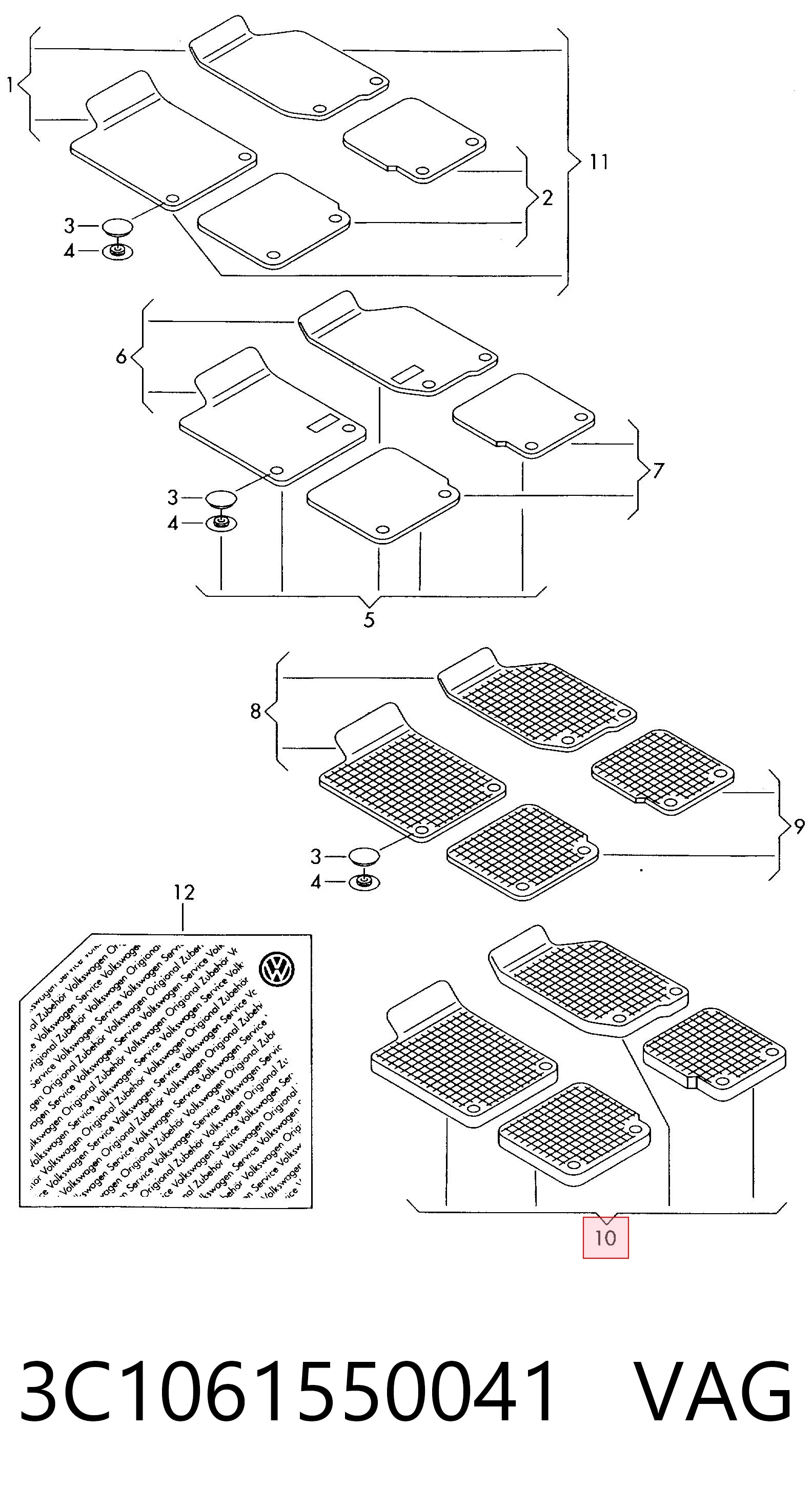 3C1061550041 VAG