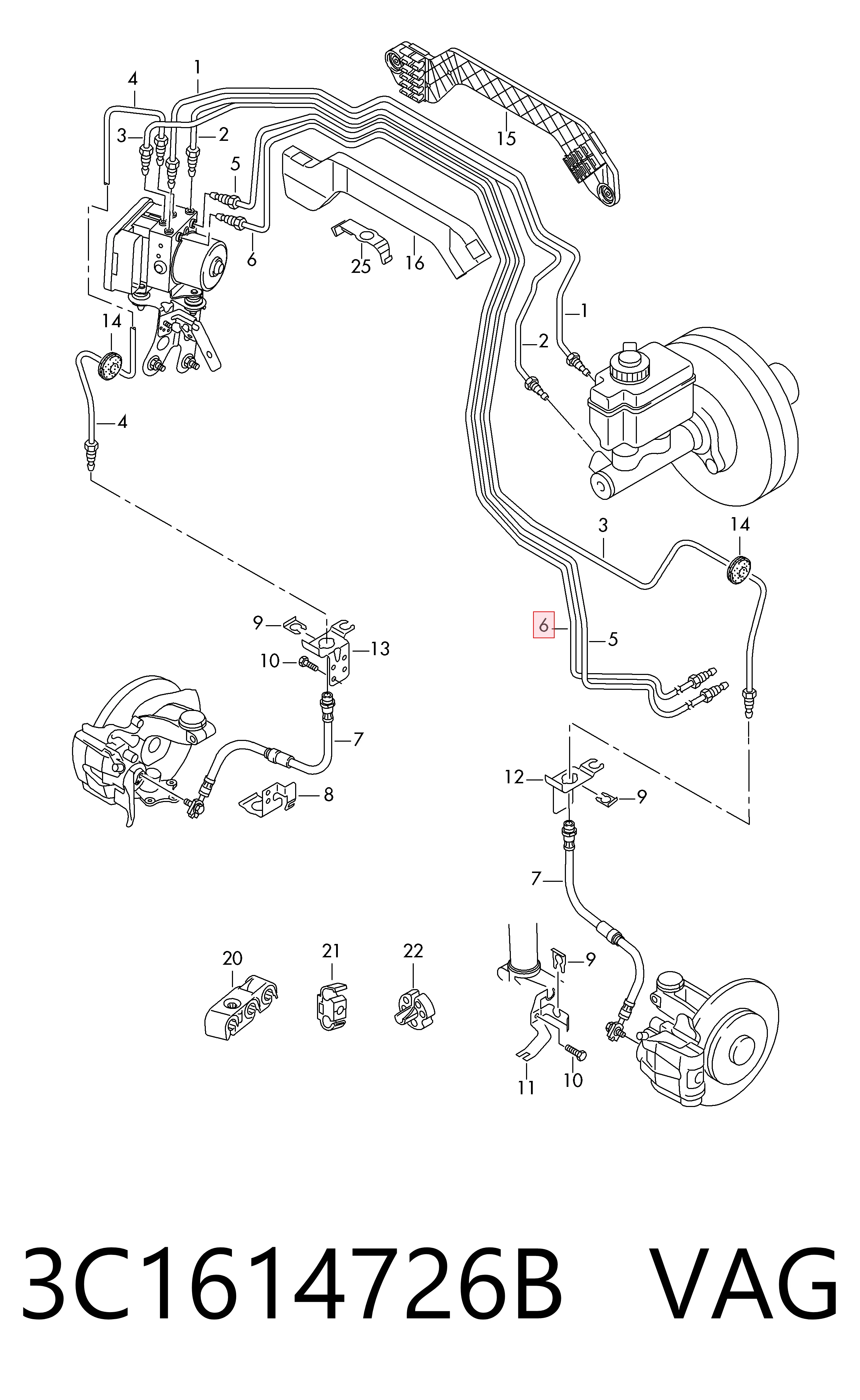 3C1614726B VAG
