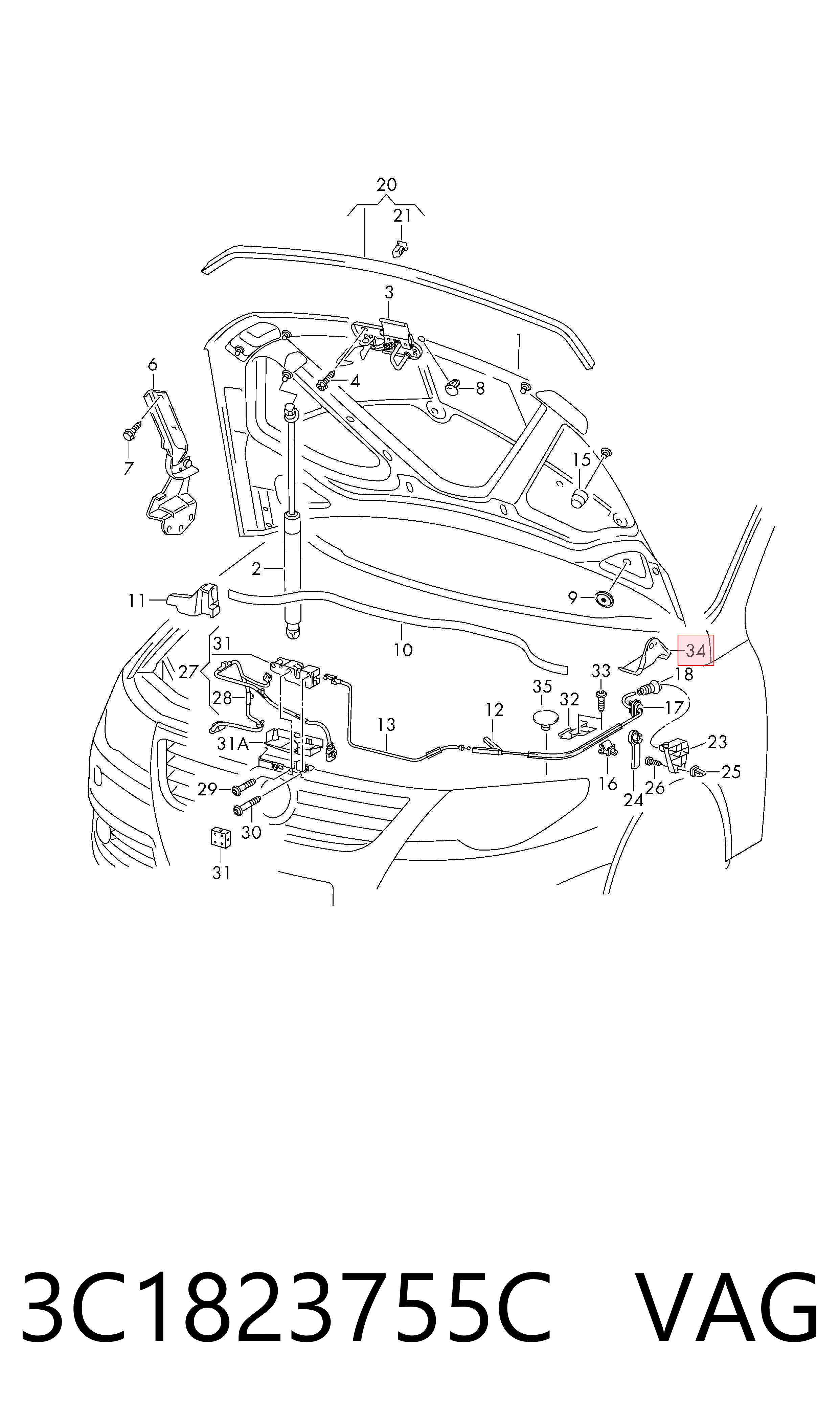 3C1823755C VAG 