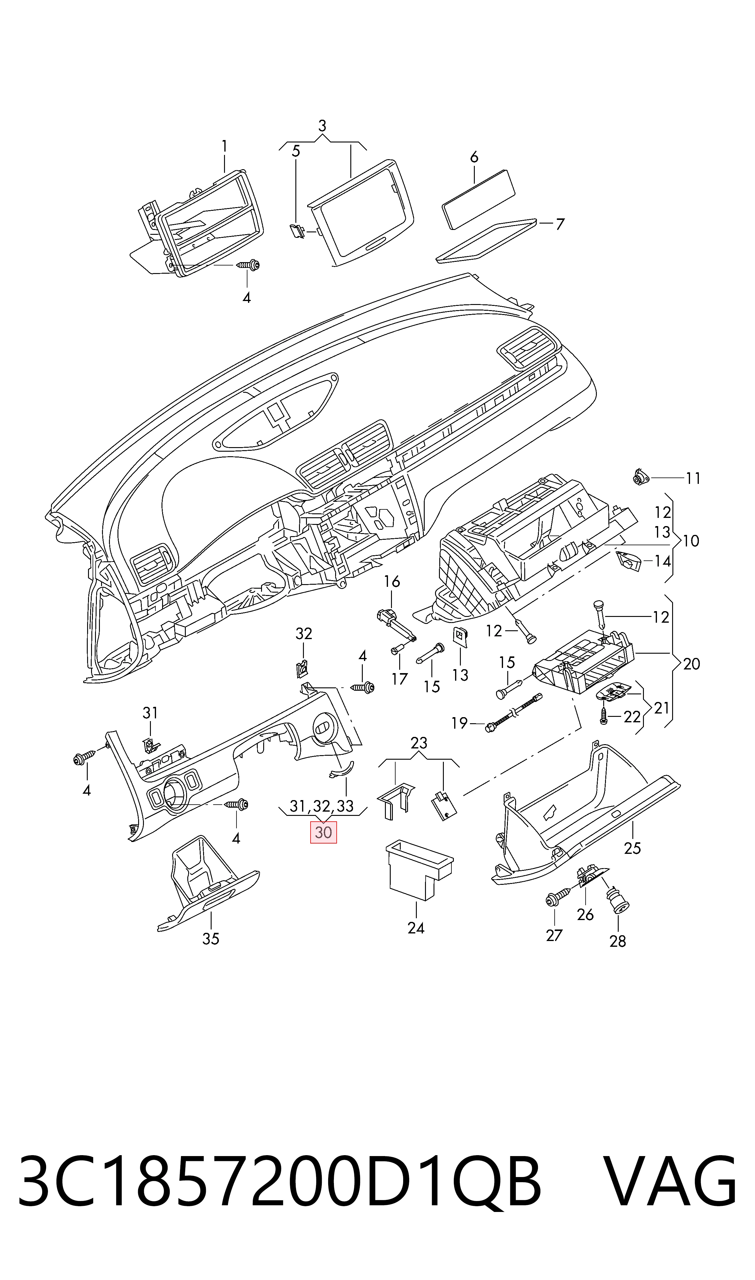 3C1857200D1QB VAG