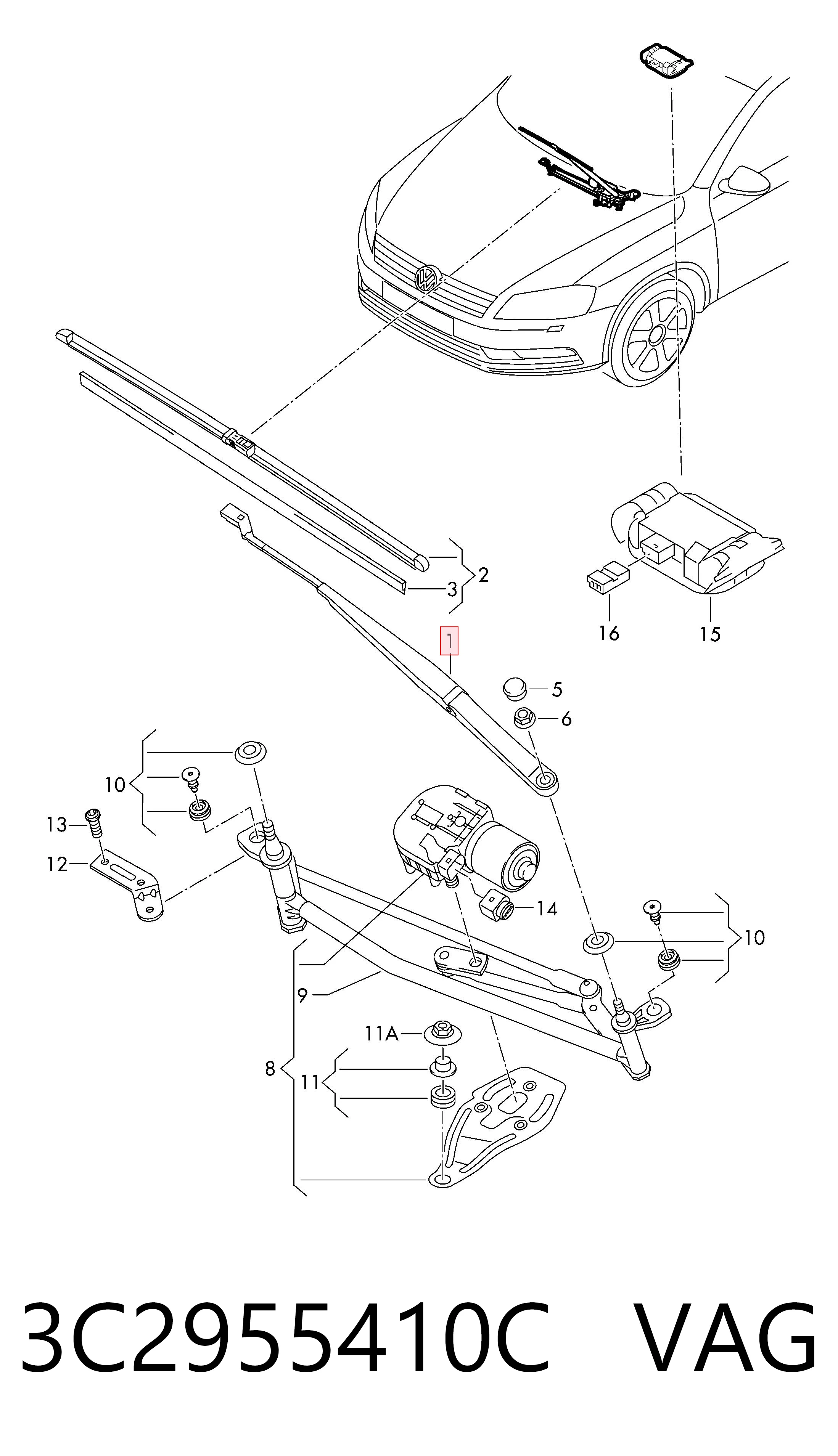 3C2955410C VAG