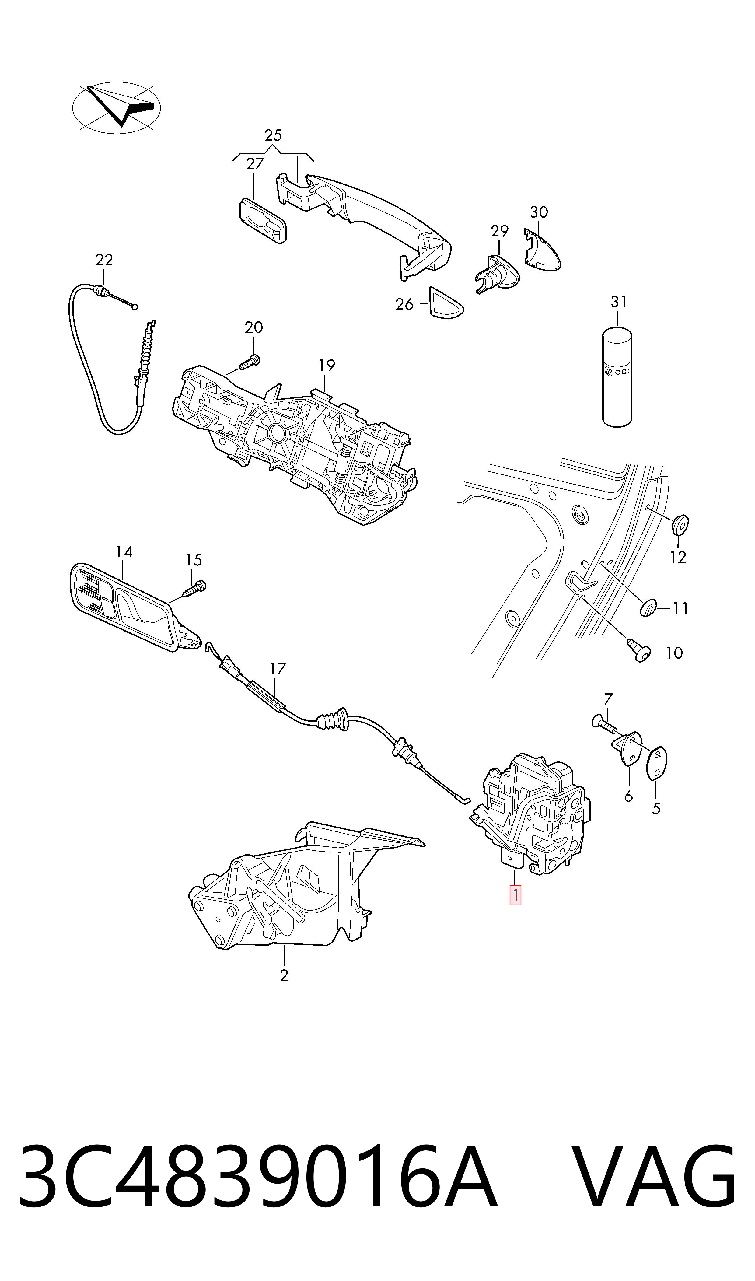 3C4839016A VAG