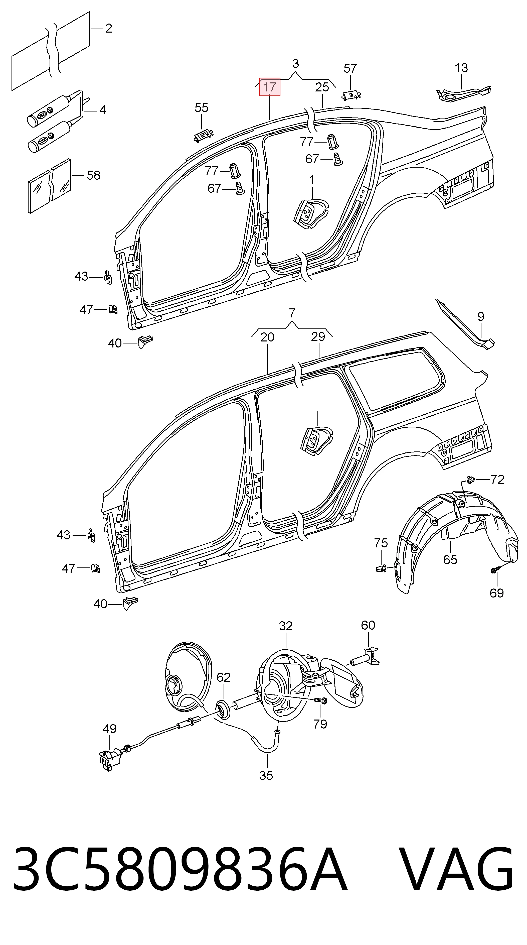 3C5809836A VAG