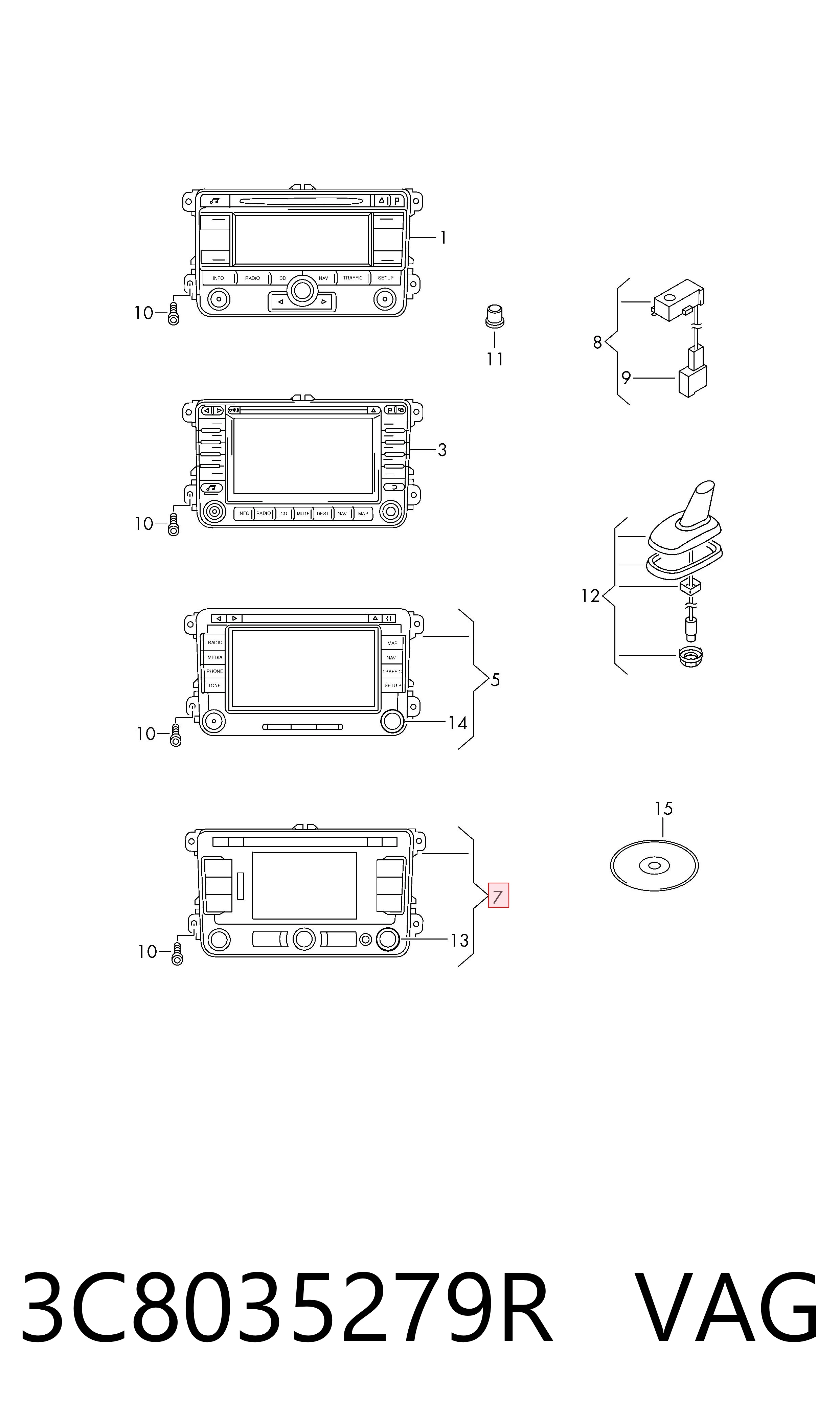 3C8035279R VAG