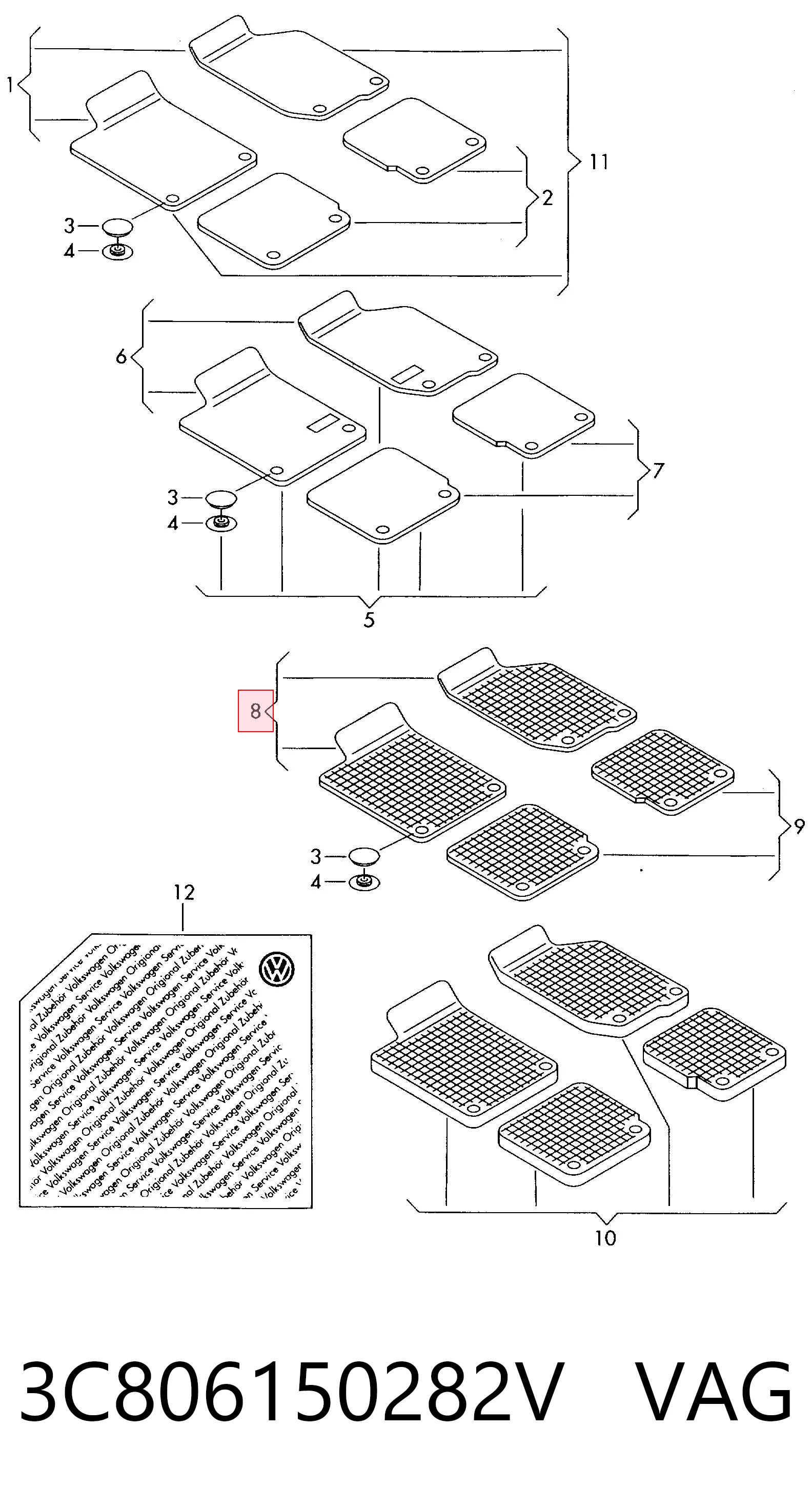 3C806150282V VAG